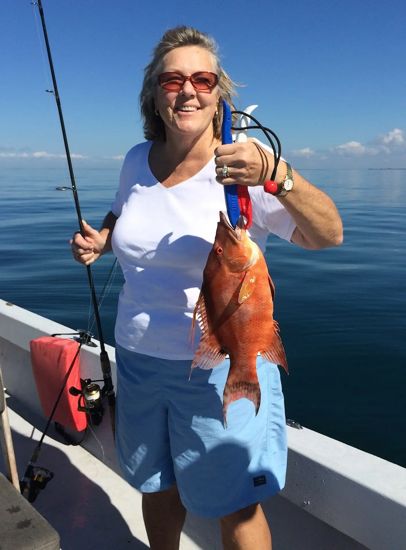 Jean, Hogfish, 1-26-15, Sanibel Fishing & Captiva Fishing & Fort Myers Fishing Charters & Guide Service.