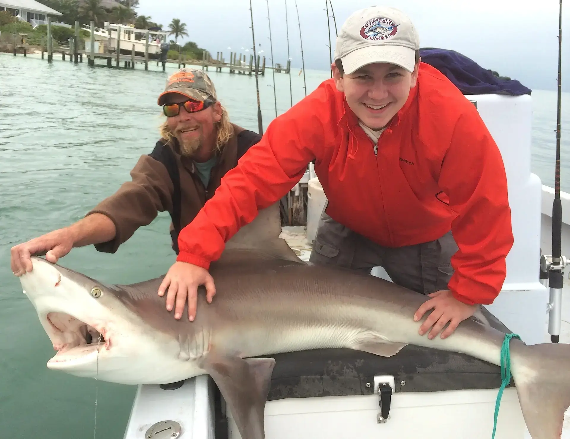 Sandbar Shark, North Captiva, 1-16-14, Sanibel Fishing & Captiva Fishing & Fort Myers Fishing Charters & Guide Service.