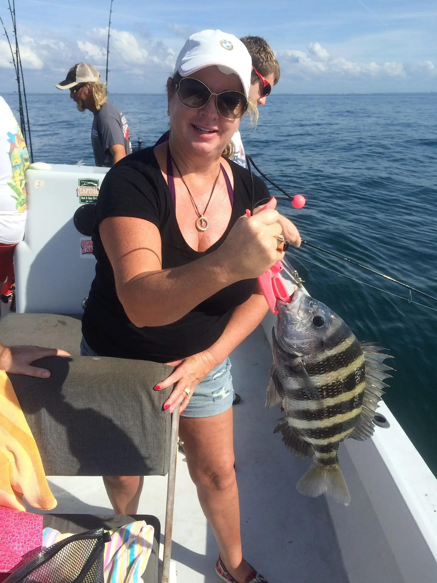 Sheepshead, 1-6-15, Sanibel Fishing & Captiva Fishing & Fort Myers Fishing Charters & Guide Service.