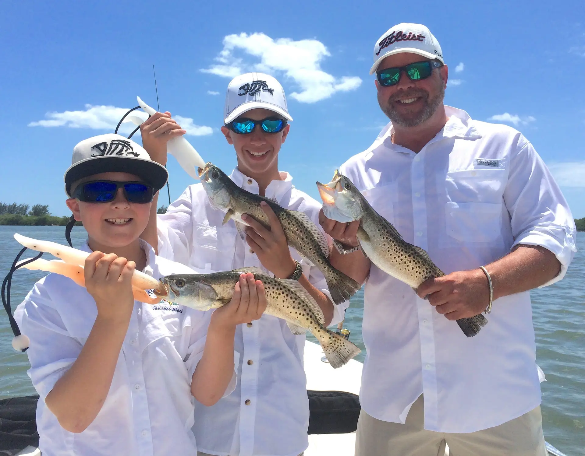 Sanibel Fishing & Captiva Fishing, Three Sea Trout, Sunday, 5-31-15, Sanibel Fishing & Captiva Fishing & Fort Myers Fishing Charters & Guide Service.