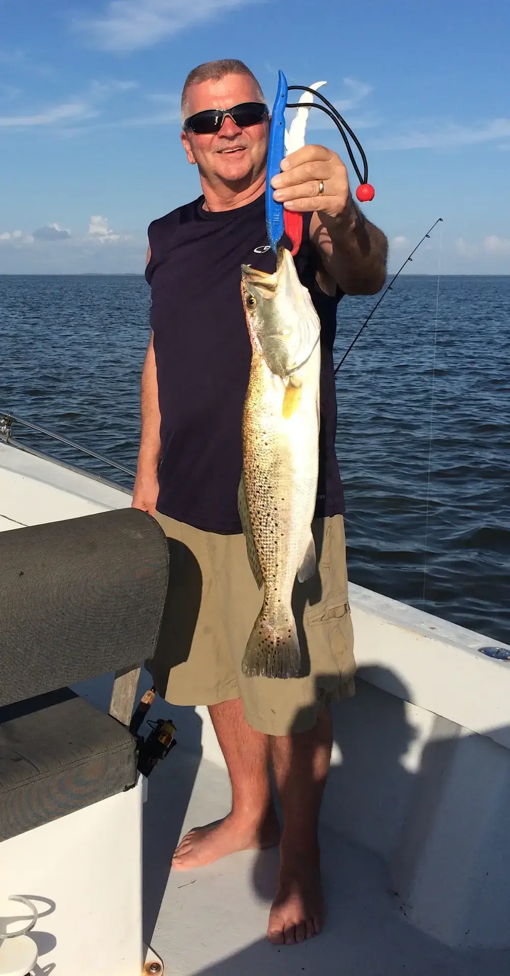 Big Sea Trout, Grass Flats, Sanibel Fishing & Captiva Fishing. File Photo: Tuesday, May 16, 2017.