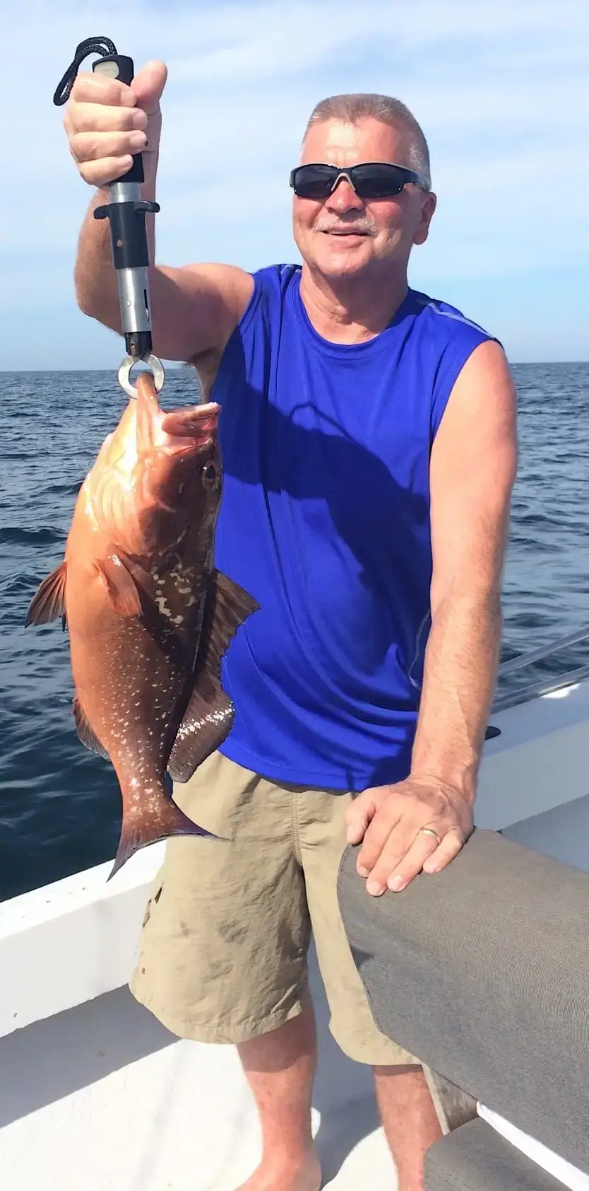 Red Or Strawberry Grouper, Offshore, Sanibel Fishing & Captiva Fishing, Sunday, 12-20-15 ~ #Sanibel #Captiva.