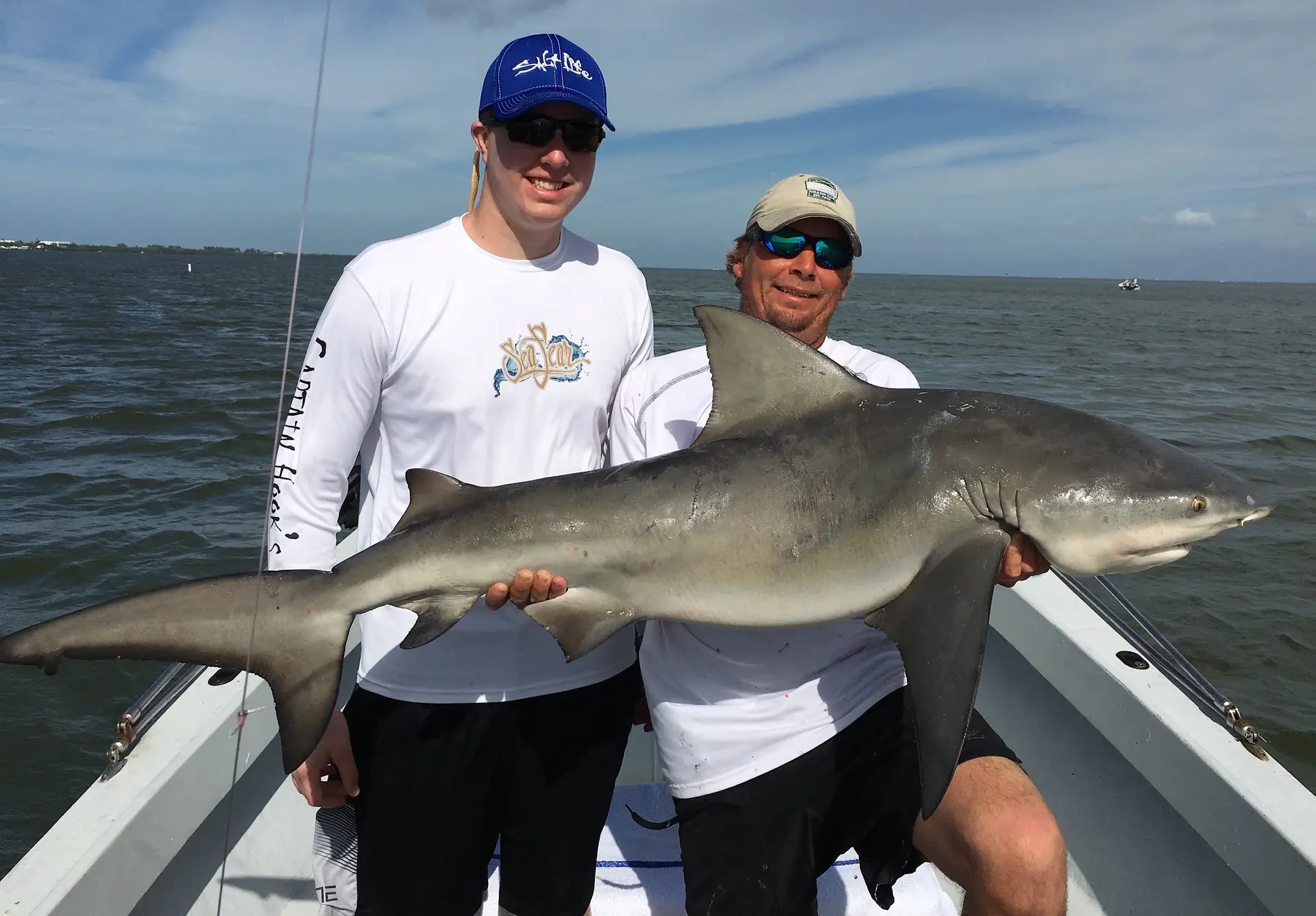 Happy New Year! Bull Shark, Catch & Release, Sanibel Fishing & Captiva Fishing, Friday, 1-1-16 ~ #Sanibel #Captiva.