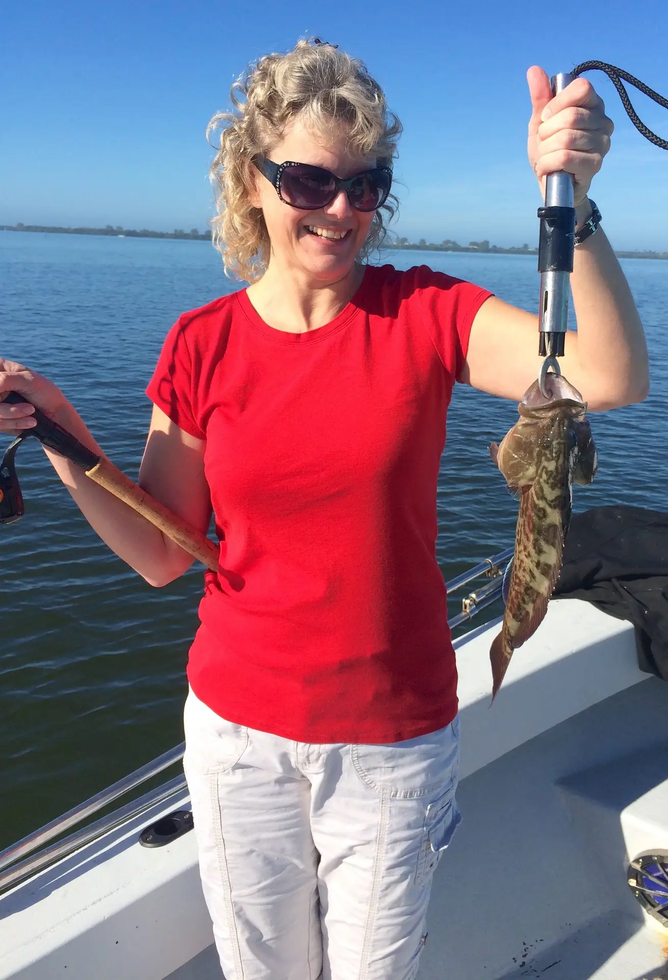 Grouper, Catch & Release, Sanibel Fishing & Captiva Fishing, Saturday, 1-16-16 ~ #Sanibel #Captiva.