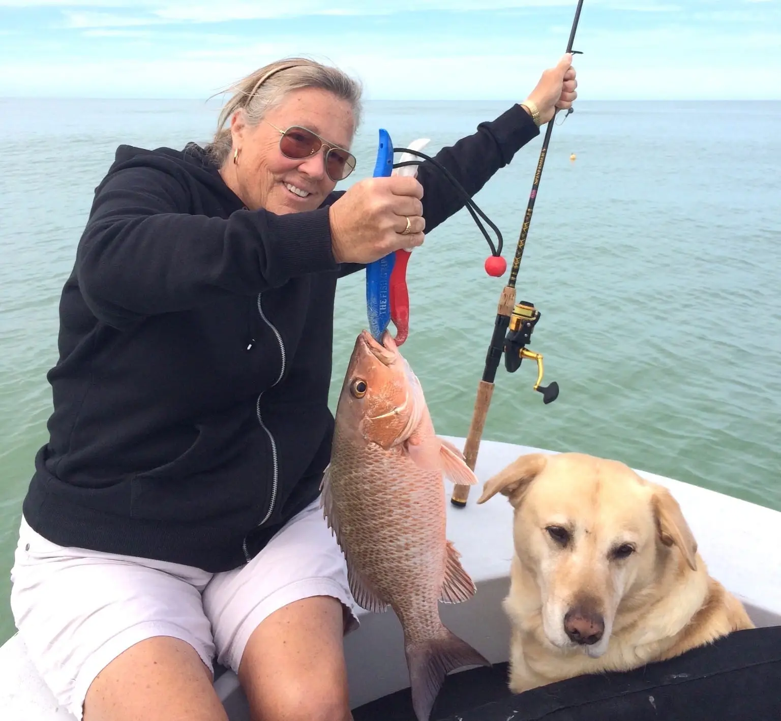 Snapper, Jean, Sanibel Fishing & Captiva Fishing, Saturday, 1-30-16 ~ #Sanibel #Captiva.