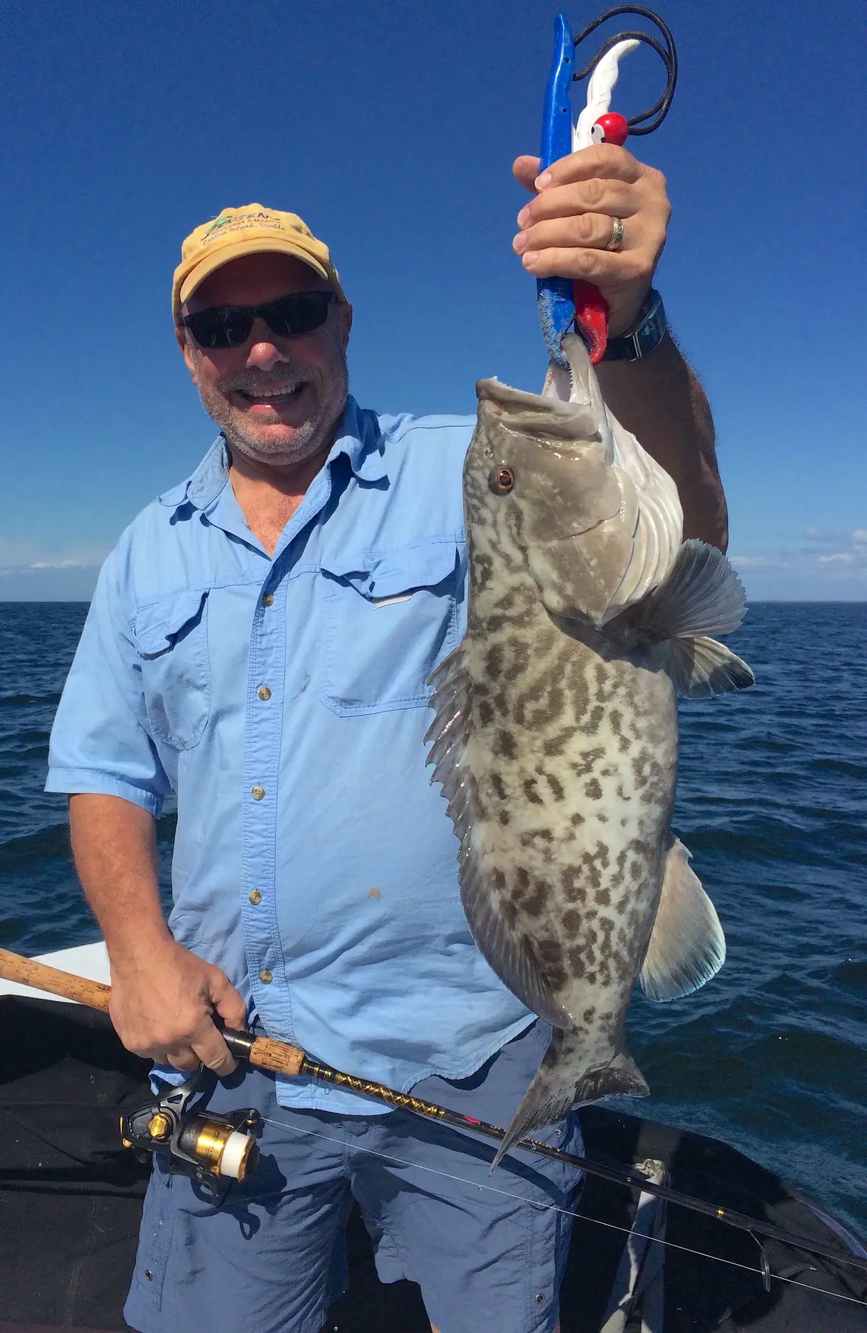 Grouper, Offshore, Sanibel Fishing & Captiva Fishing, Friday, 2-28-16 ~ #Sanibel #Captiva.