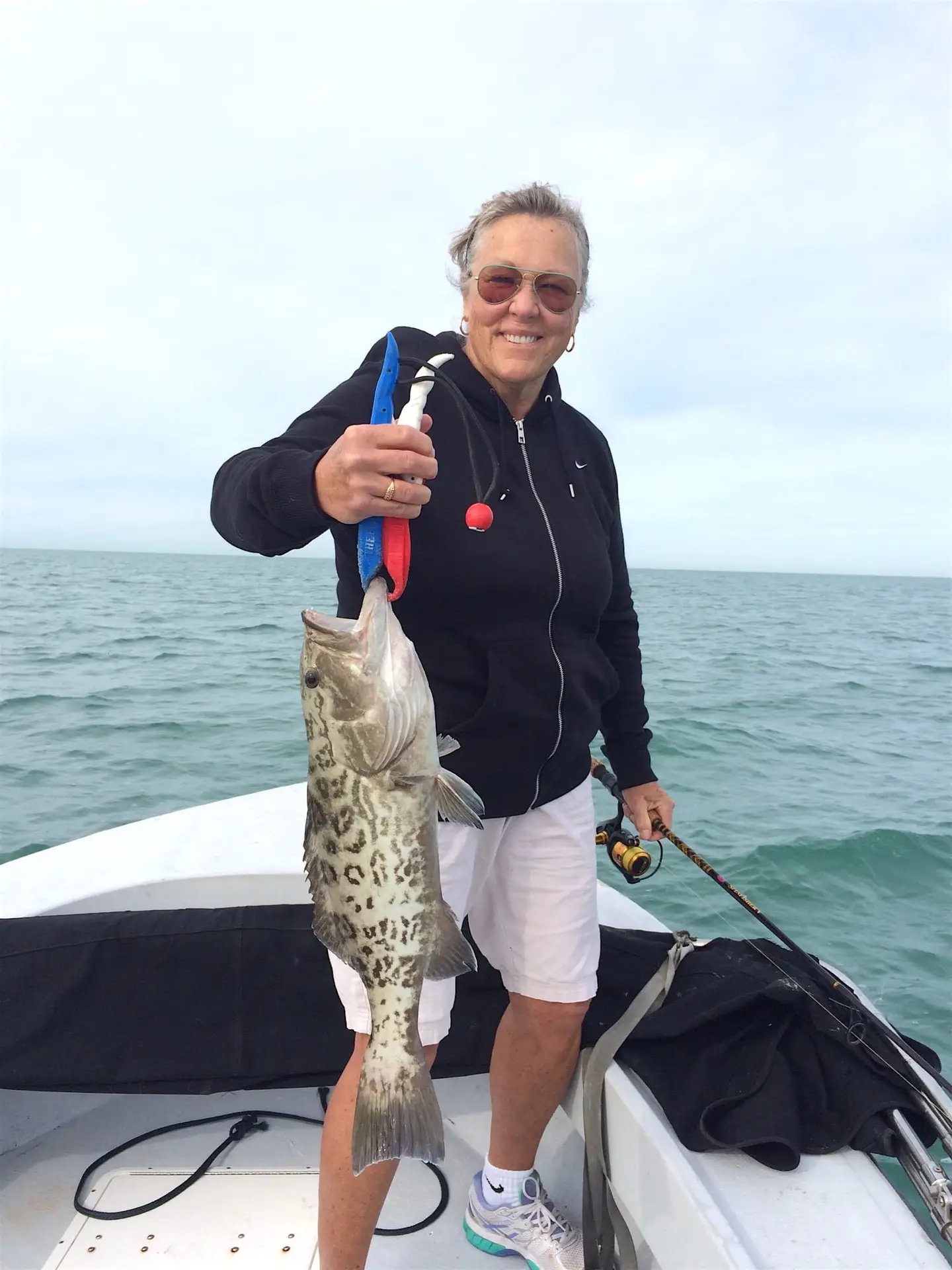Jean, Grouper, Sanibel Fishing & Captiva Fishing, Monday, 2-15-16 ~ #Sanibel #Captiva.