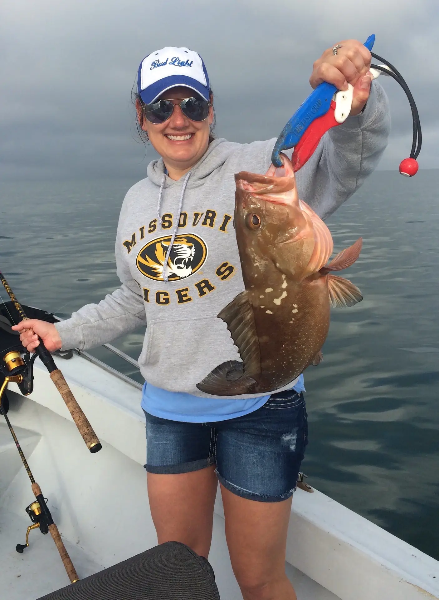 Red Grouper, Offshore, Sanibel Fishing & Captiva Fishing, Tuesday, March 22, 2016 ~ #Sanibel #Captiva.