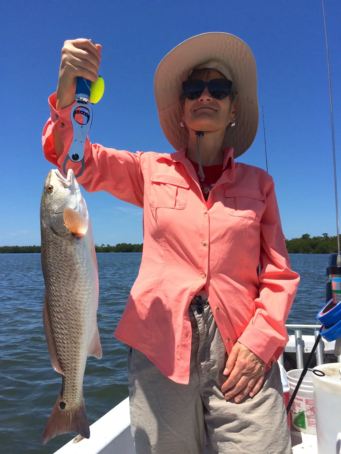 Redfish Fishing, Oyster Bars, Sanibel Fishing & Captiva Fishing, Wednesday, April 27, 2016.
