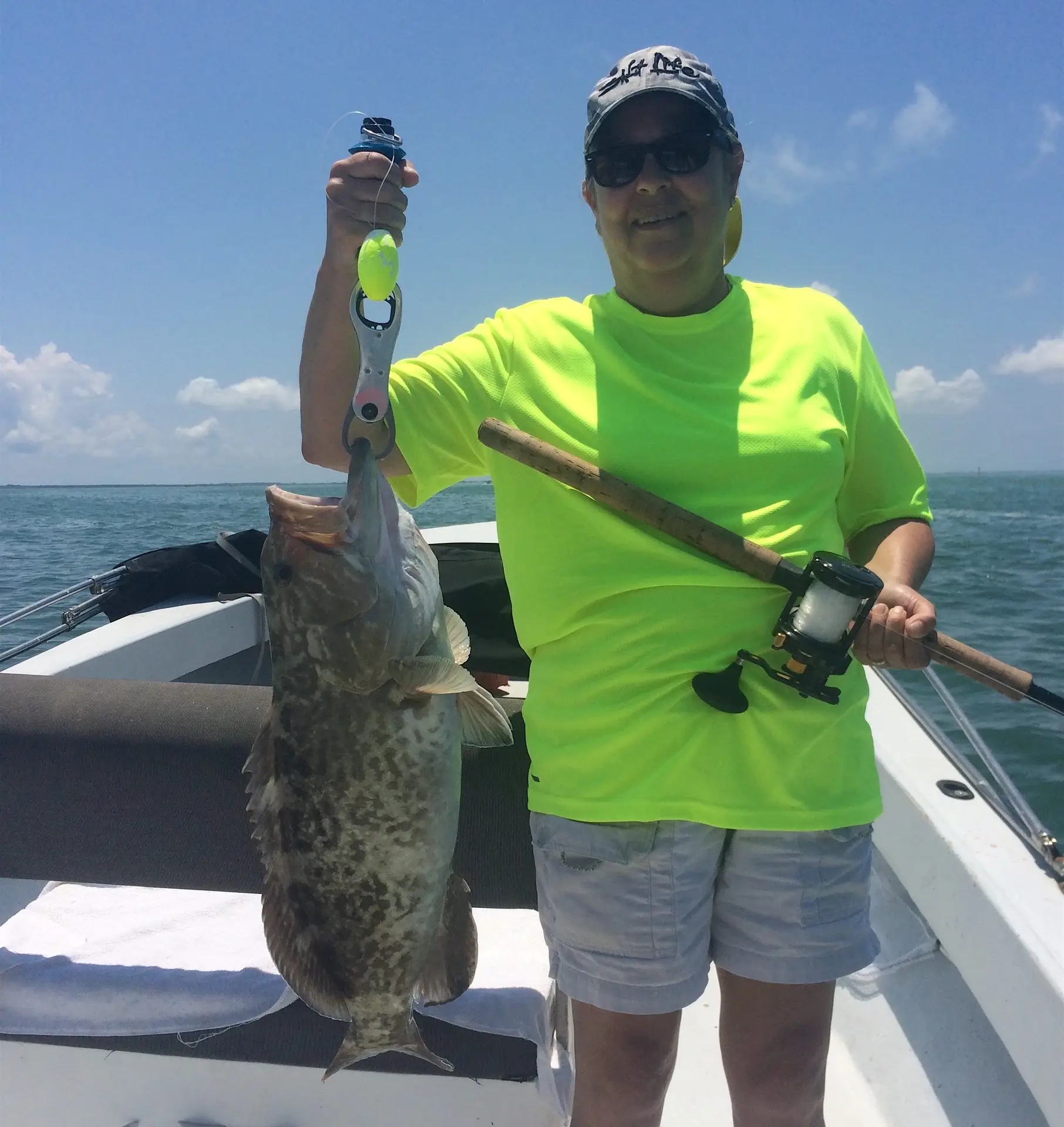 Grouper, Structure In The Passes, Sanibel Fishing & Captiva Fishing, Monday, June 20, 2016.