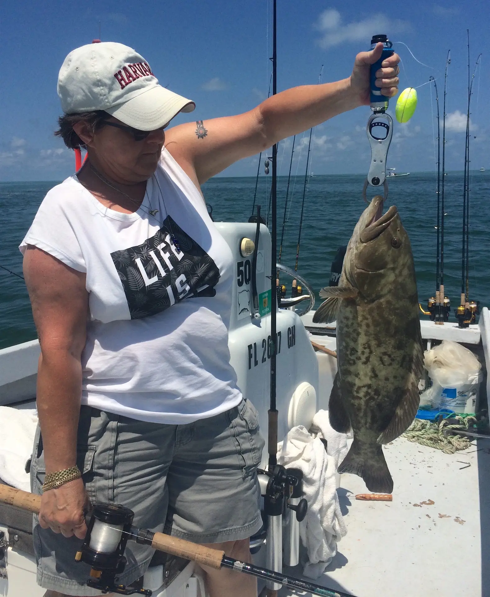 Grouper, Structure, Sanibel Fishing & Captiva Fishing, Thursday, June 16, 2016.