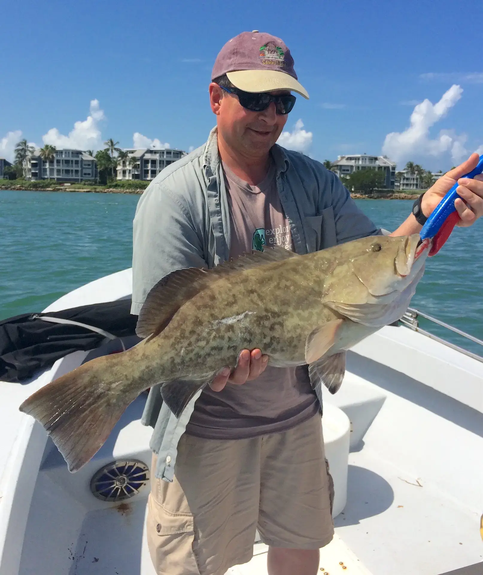 Grouper, Inside The Passes, Sanibel Fishing & Captiva Fishing, Tuesday, June 14, 2016.