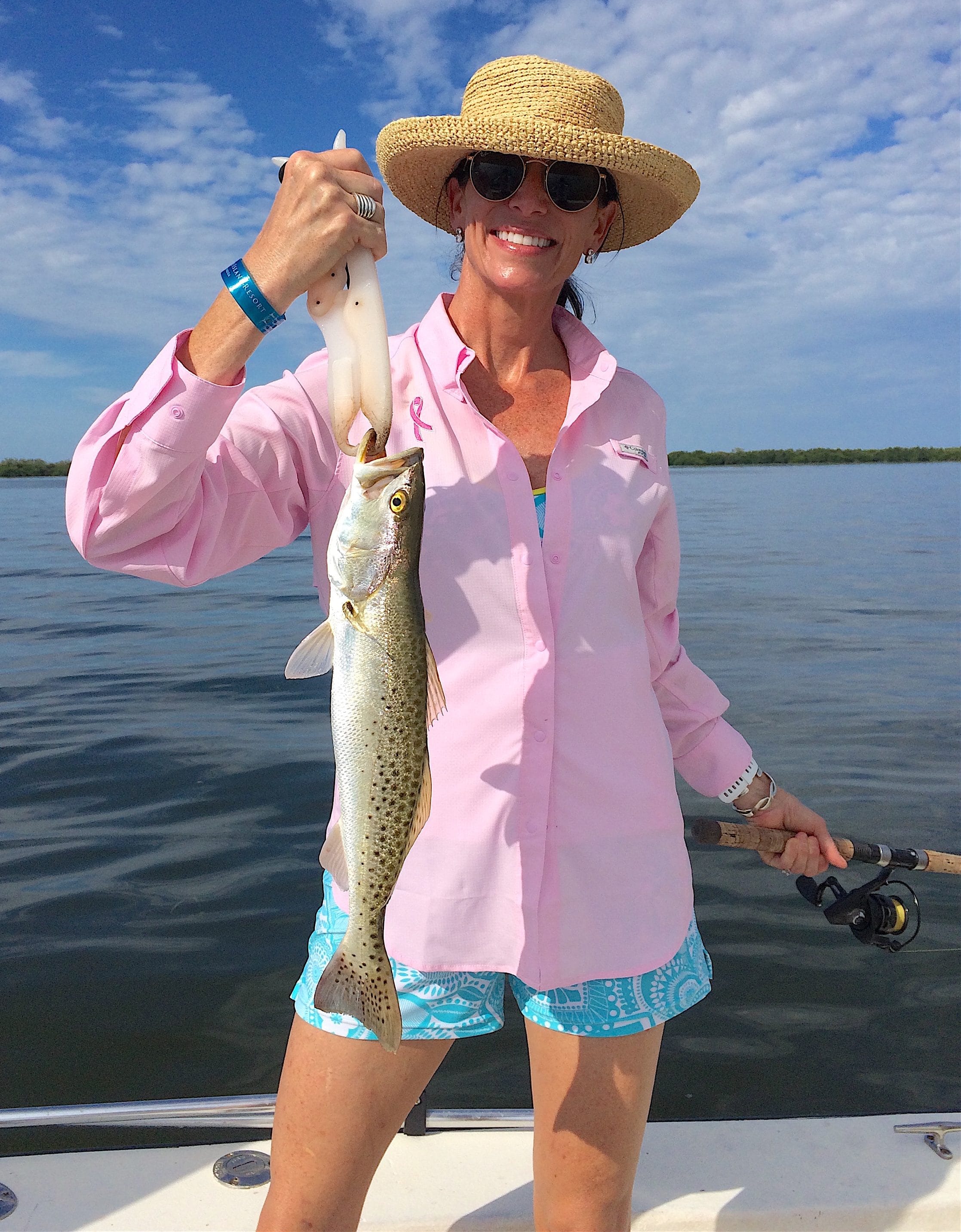 Sea Trout, Grass Beds, Sanibel Fishing & Captiva Fishing, Friday, July 2, 2016.