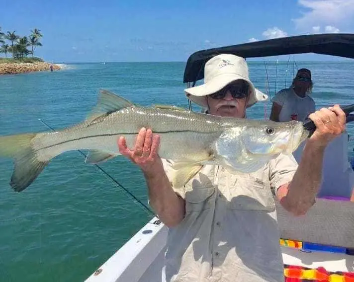 Keeping An Eye On Hurricane Irma, Snook Fishing, Redfish Pass, Sanibel Fishing & Captiva Fishing, Sanibel Island, Thursday, September 7, 2017.