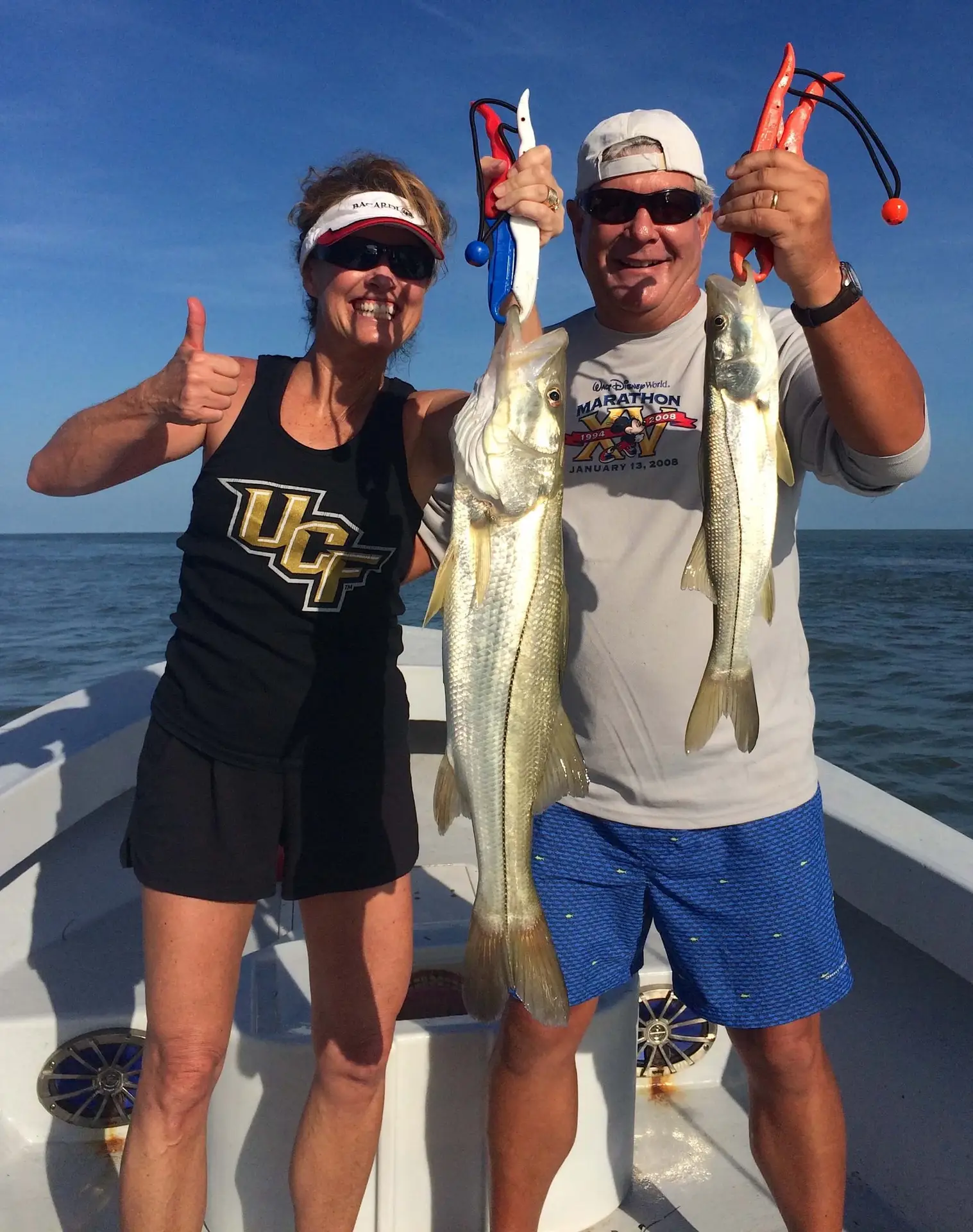 Two Snook, Blind Pass, Sanibel Fishing & Captiva Fishing, Monday, September 5, 2016.