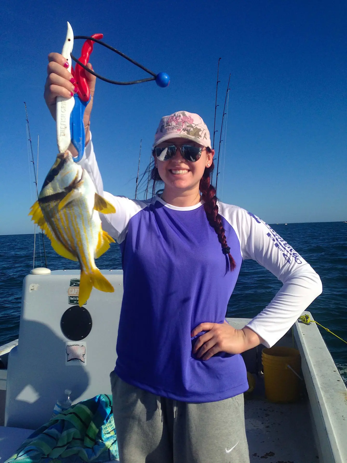 Porkfish, Offshore, Sanibel Fishing & Captiva Fishing, Sanibel Island, Sunday, November 27, 2016.
