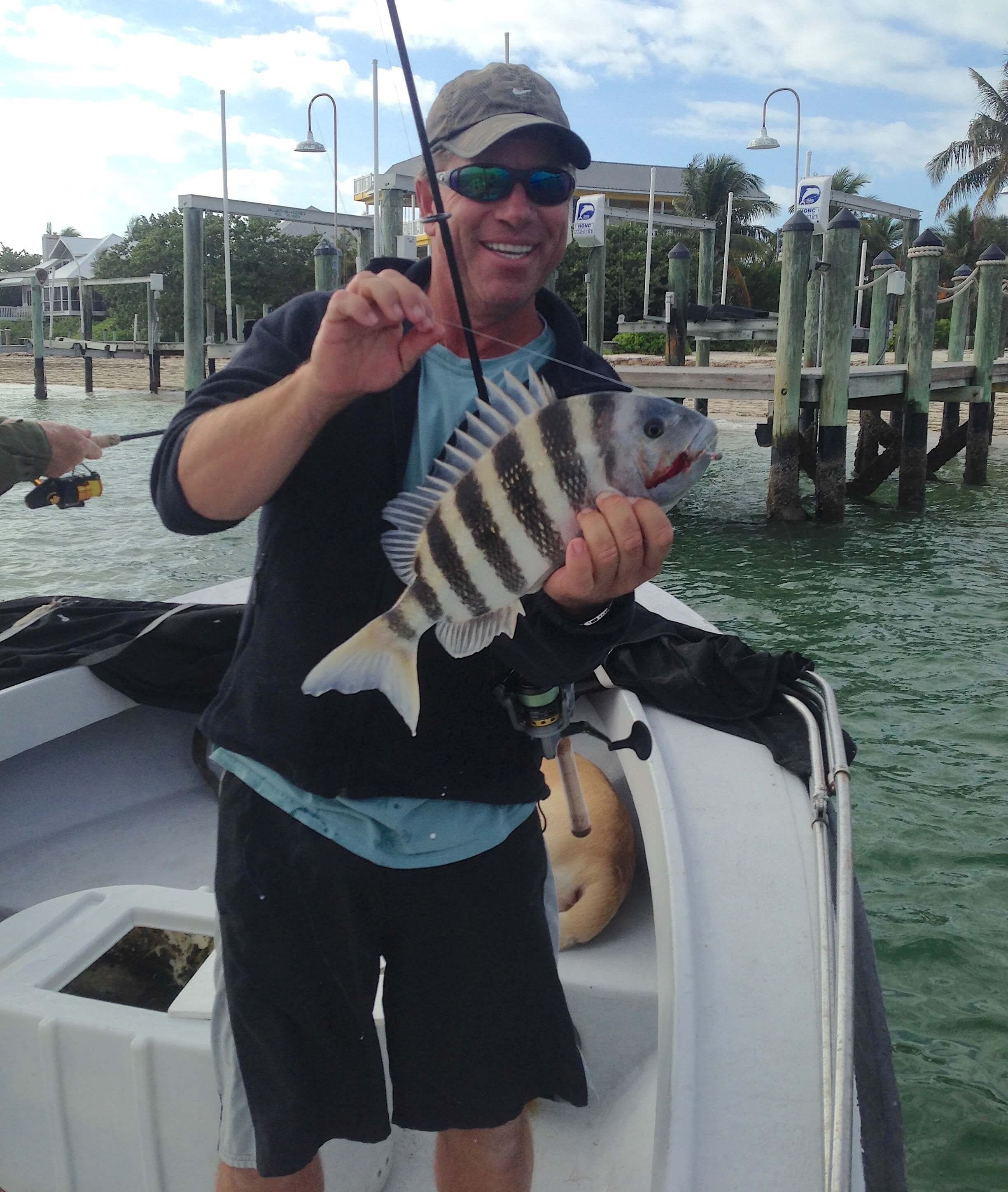 Sheepshead, Sanibel Fishing & Captiva Fishing, Sanibel Island, Monday December 19, 2016.