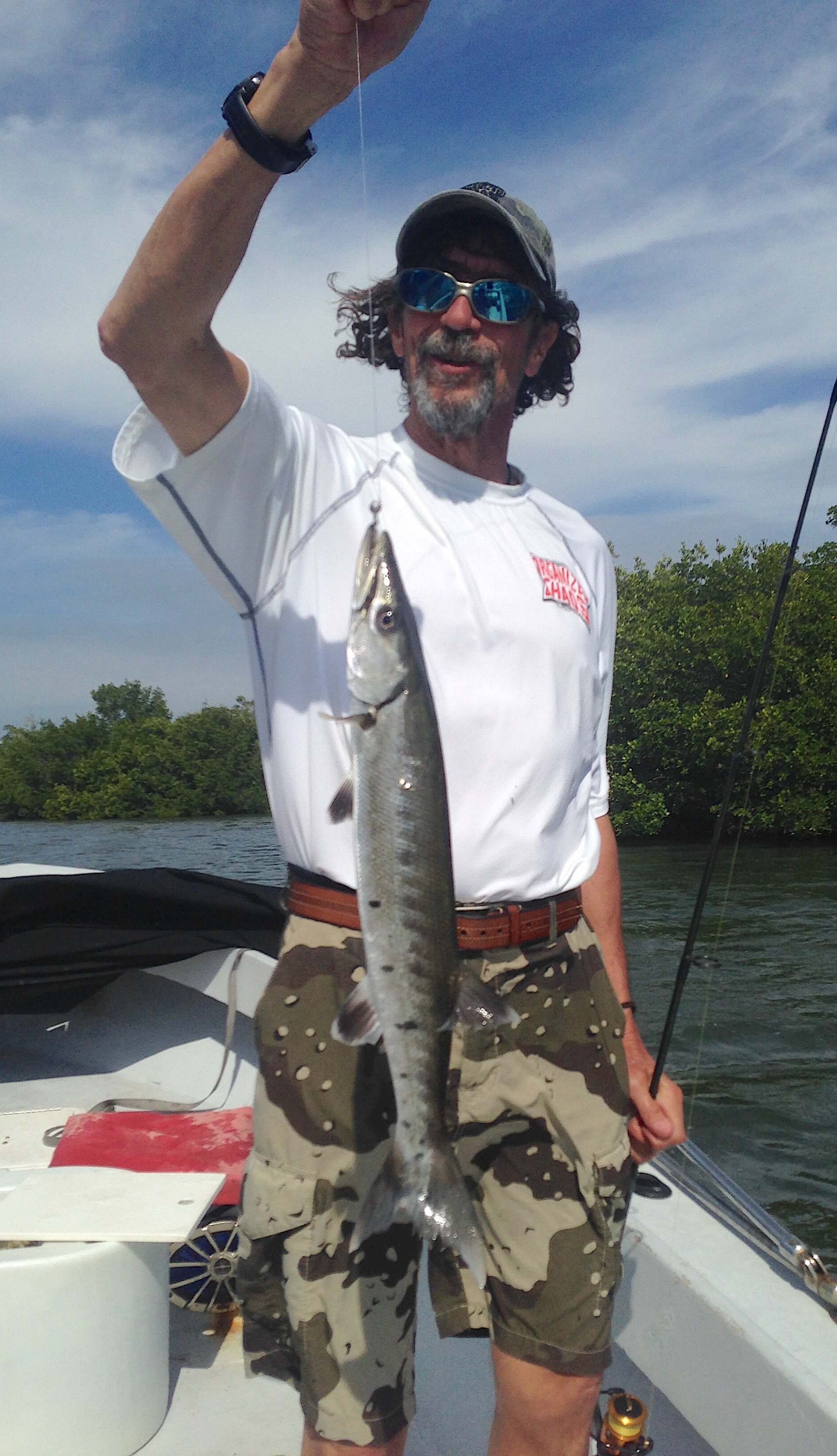 Barracuda, Sanibel Fishing & Captiva Fishing, Sanibel Island, Friday, January 27, 2017.