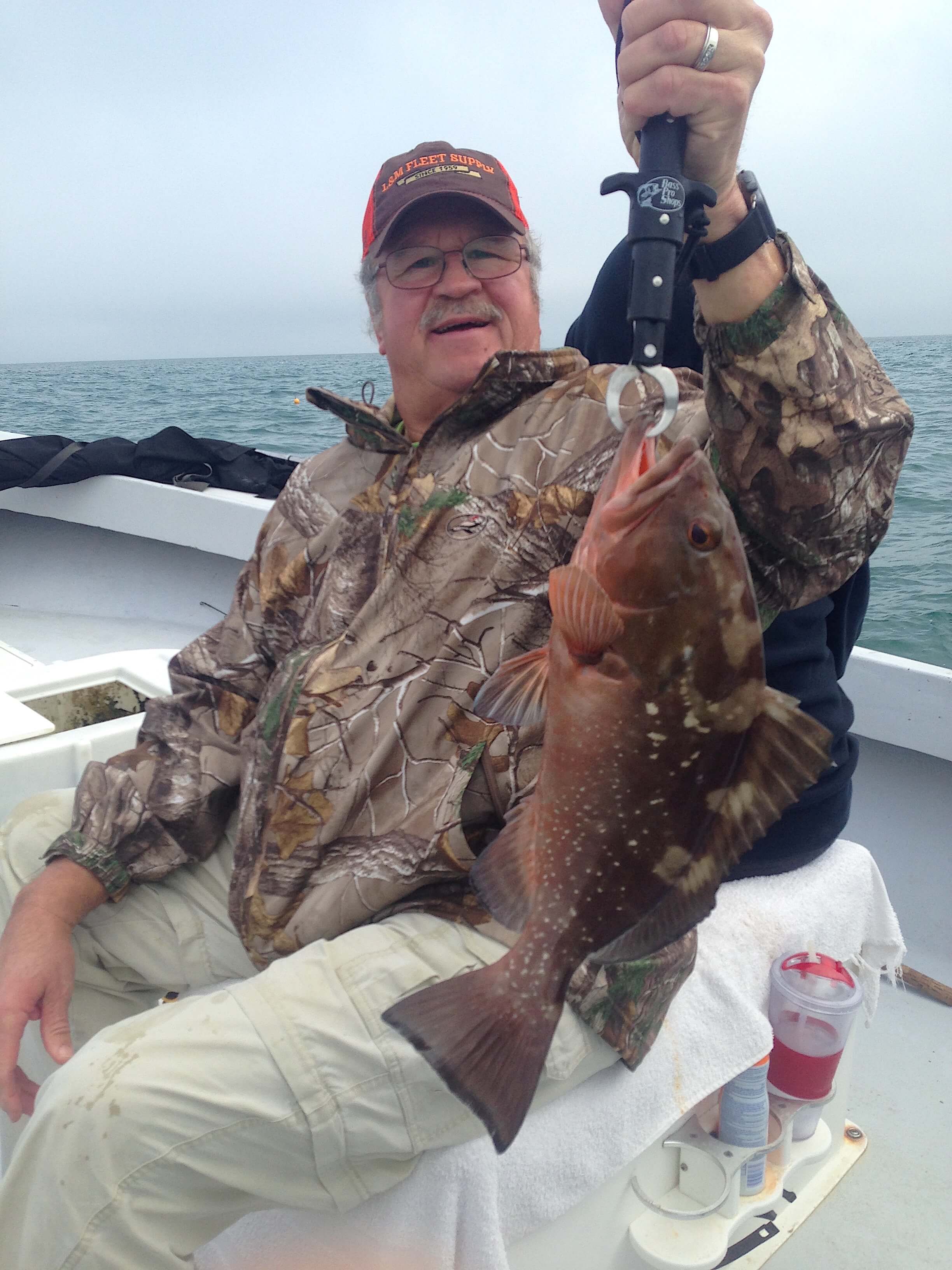 Grouper Catch & Release, Sanibel Fishing & Captiva Fishing, Sanibel Island, Sunday, January 8, 2017.