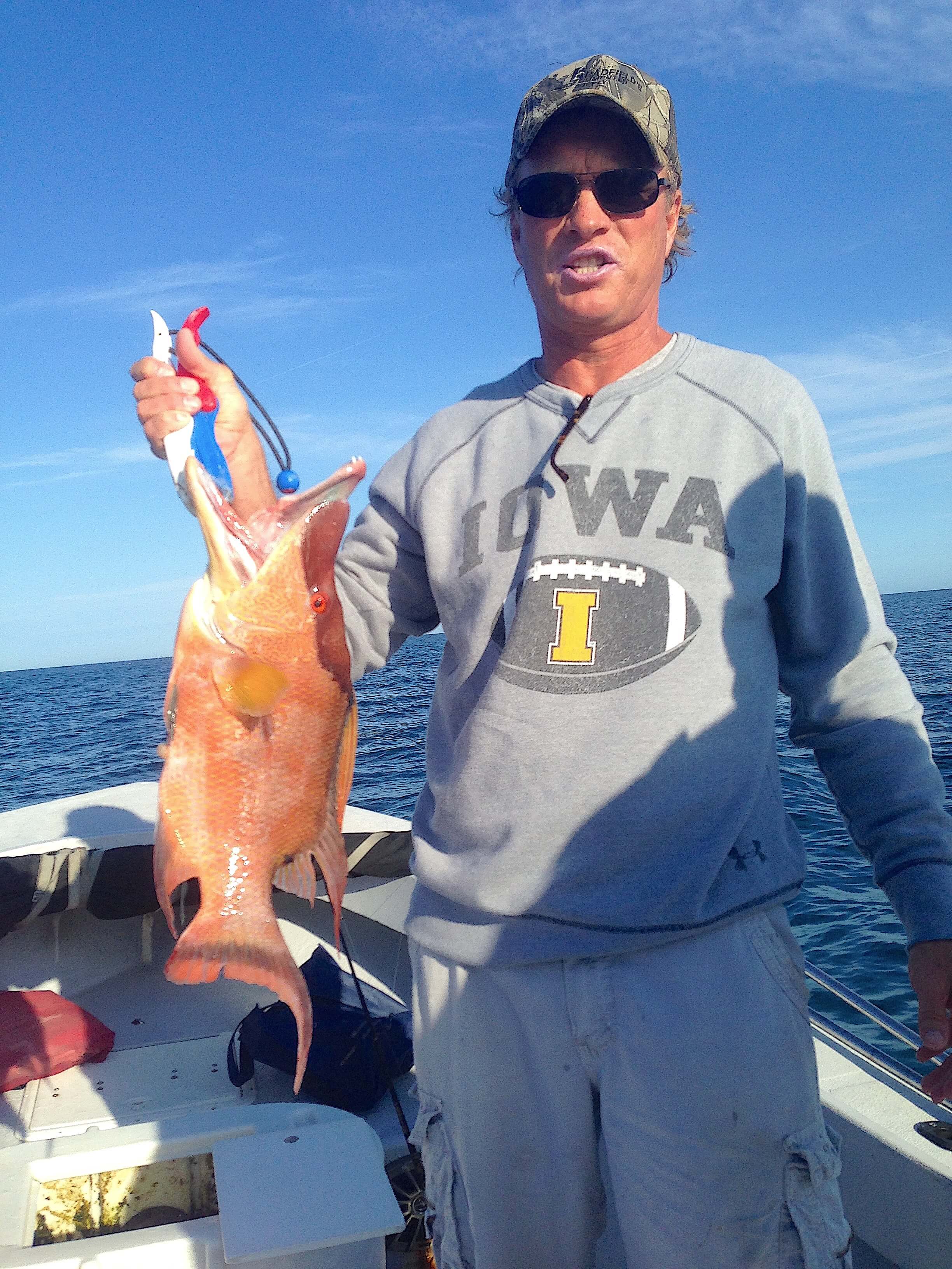 Hogfish, Sanibel Fishing & Captiva Fishing, Sanibel Island, Saturday, January 21, 2017.