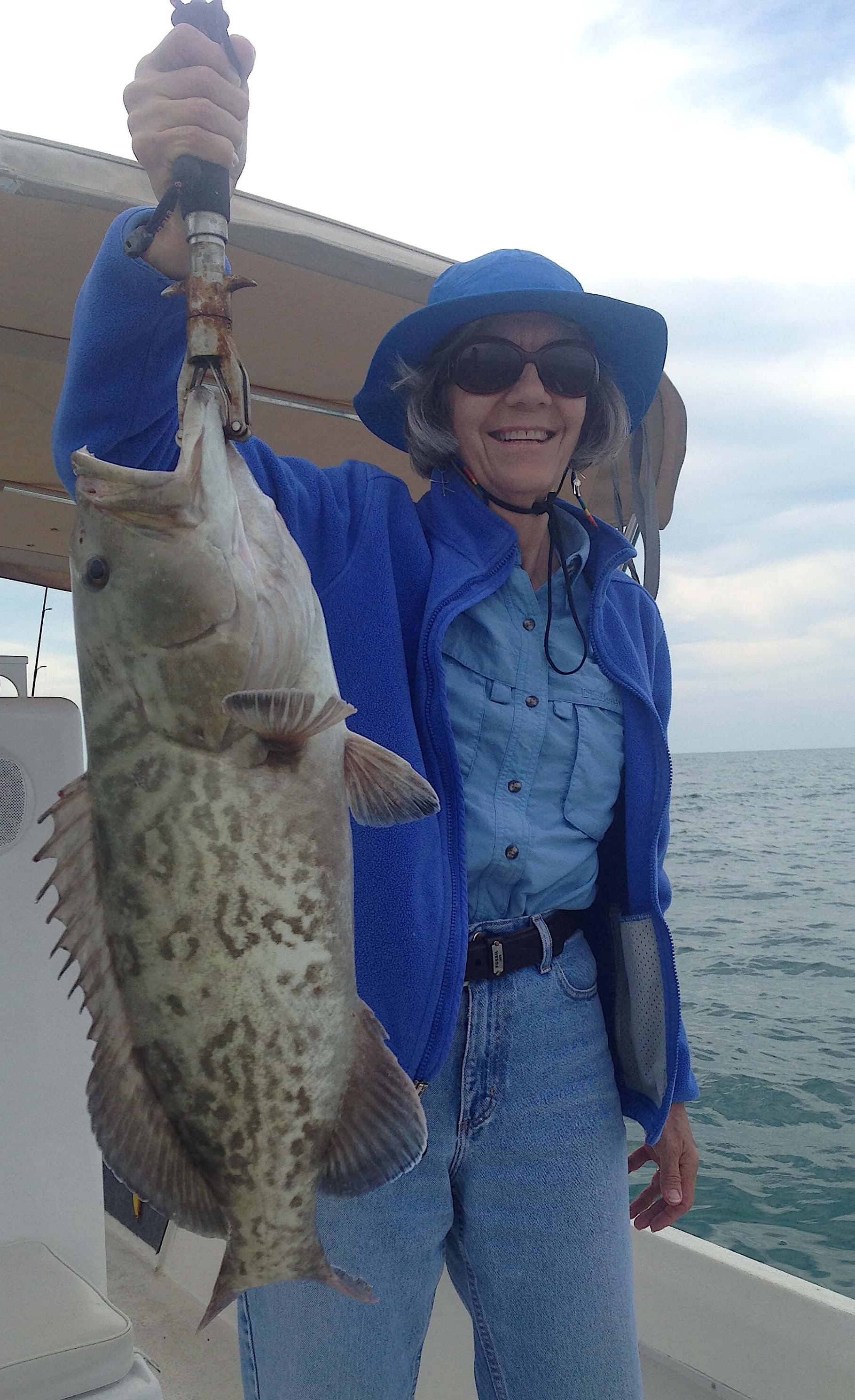 Grouper, Sanibel Fishing & Captiva Fishing, Sanibel Island, Wednesday, February 22, 2017.