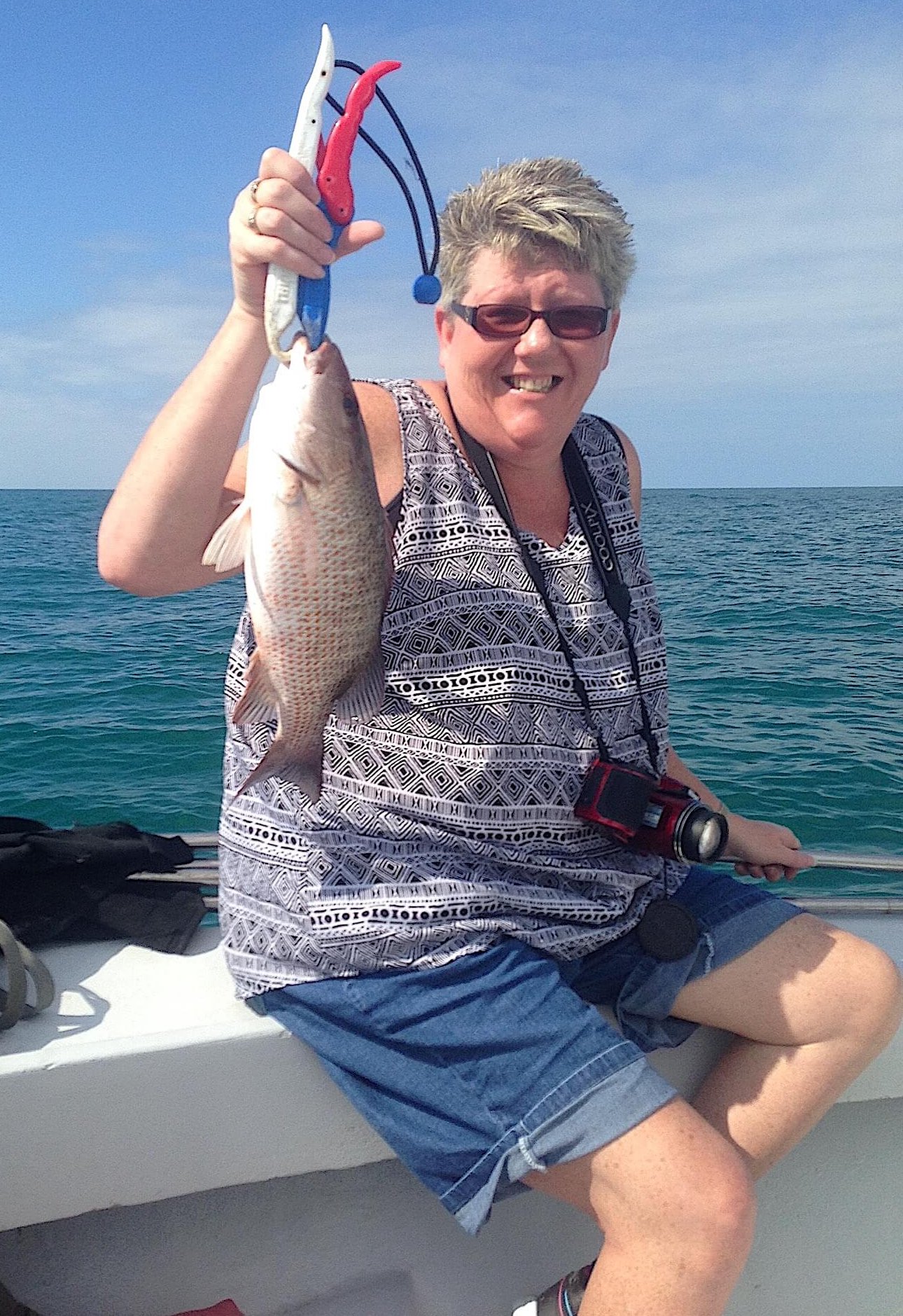 Snapper; Sanibel Fishing & Captiva Fishing, Sanibel Island, Sunday, February 12, 2017.