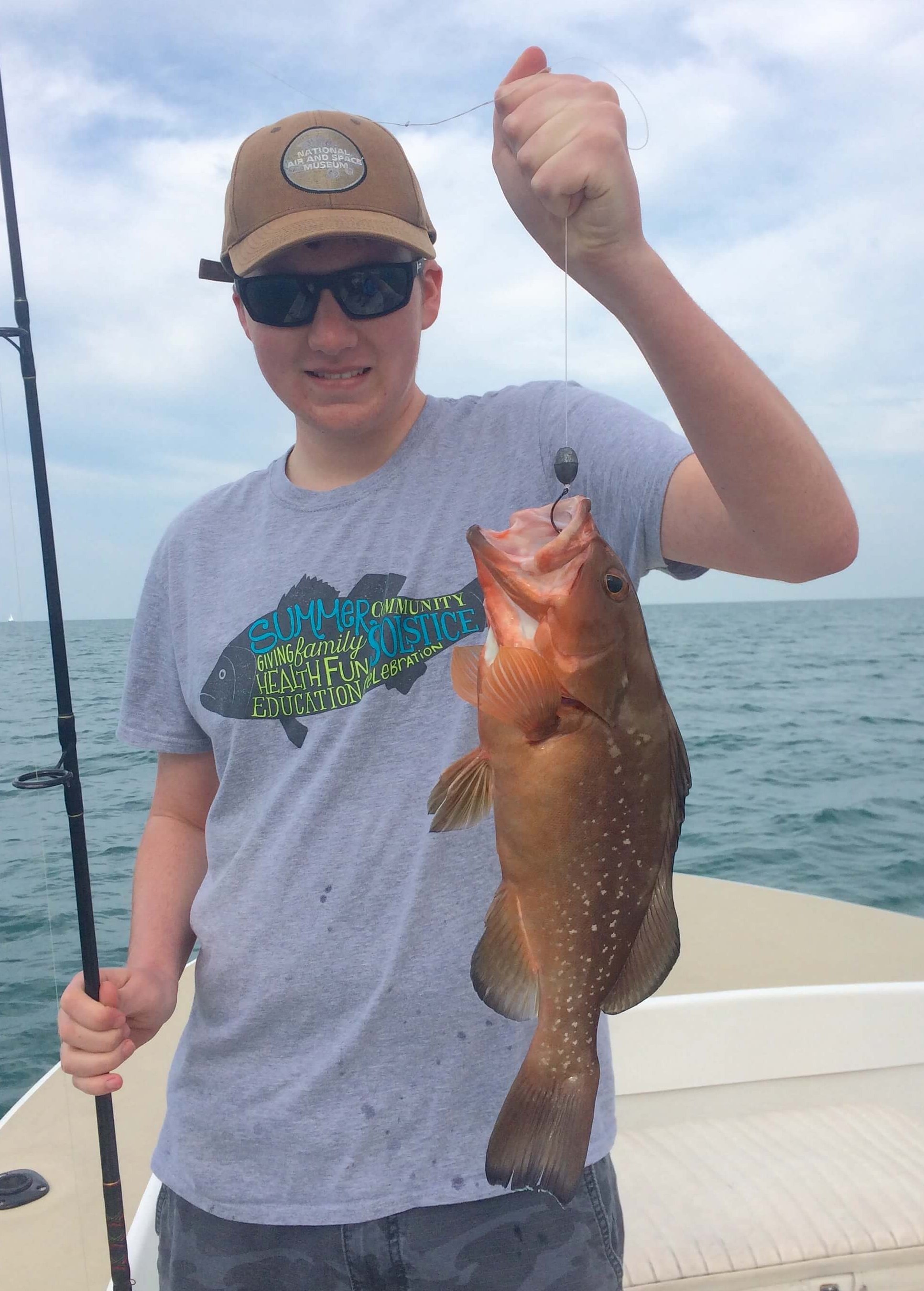 Strawberry Grouper, Sanibel Fishing & Captiva Fishing, Sanibel Island, Thursday, February 23, 2017.