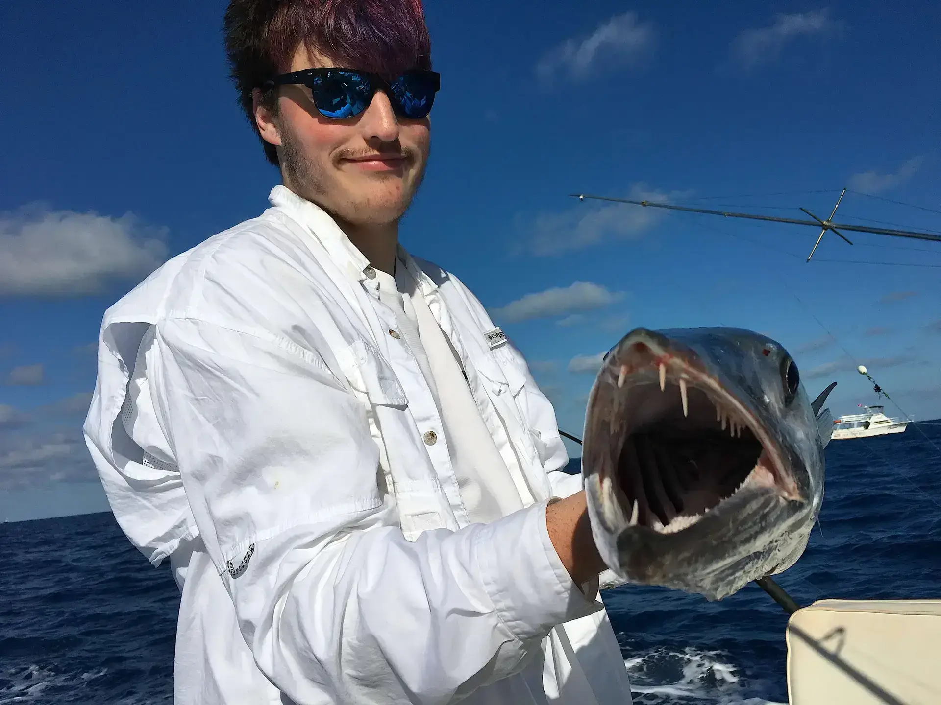 Barracuda, Tooth View, Catch & Release, Sanibel Fishing & Captiva Fishing, Sanibel Island, Monday, March 20, 2017.