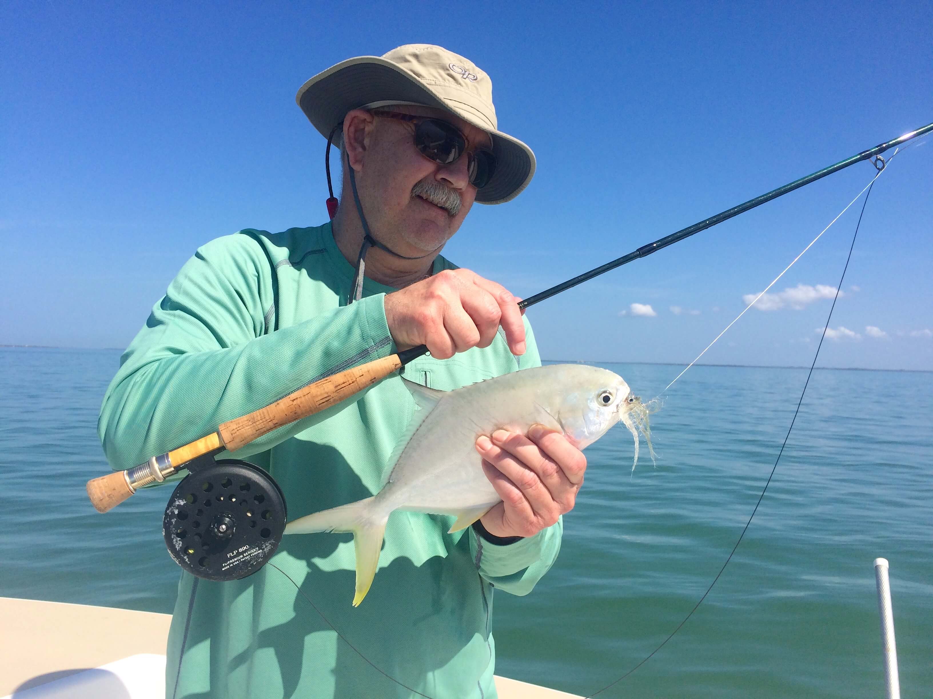 Pompano, Fly Fishing, Sanibel Fishing & Captiva Fishing, Sanibel Island, Friday, March 10, 2017.