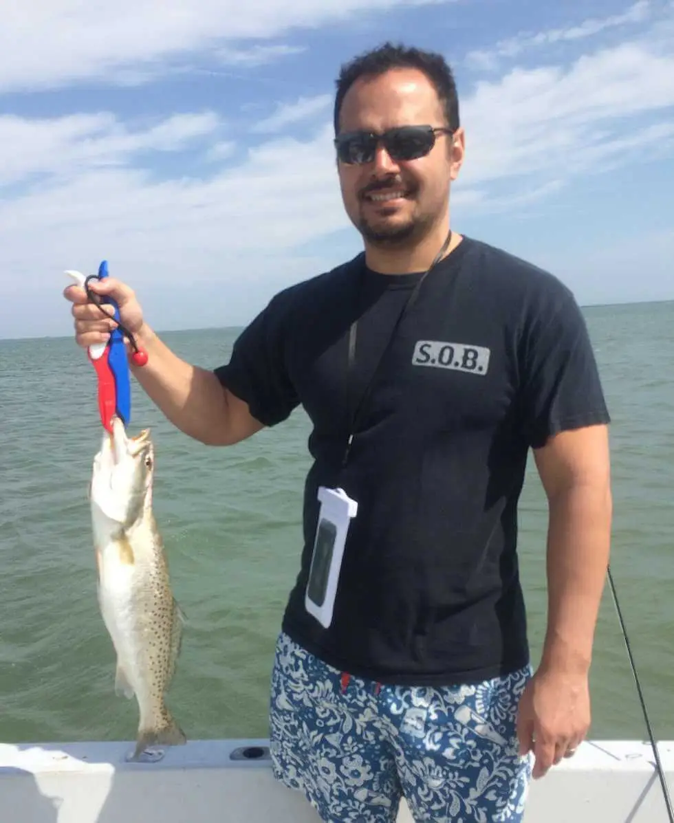 Sea Trout, Captain Joey Burnsed, Sanibel Fishing & Captiva Fishing, Sanibel Island, Wednesday, April 26, 2017.