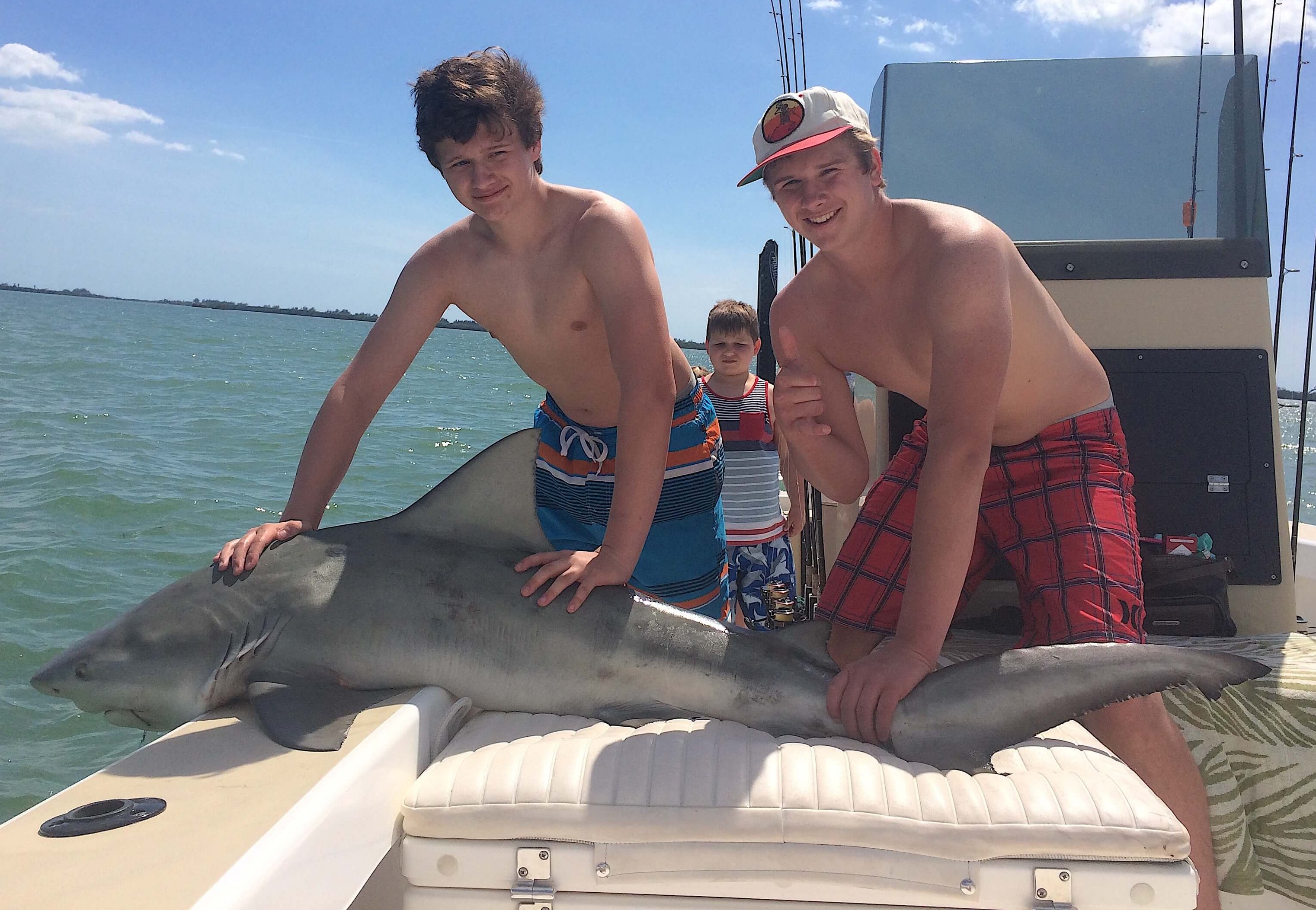 Bull Shark, Sanibel Fishing & Captiva Fishing, Sanibel Island, Saturday, April 15, 2017.