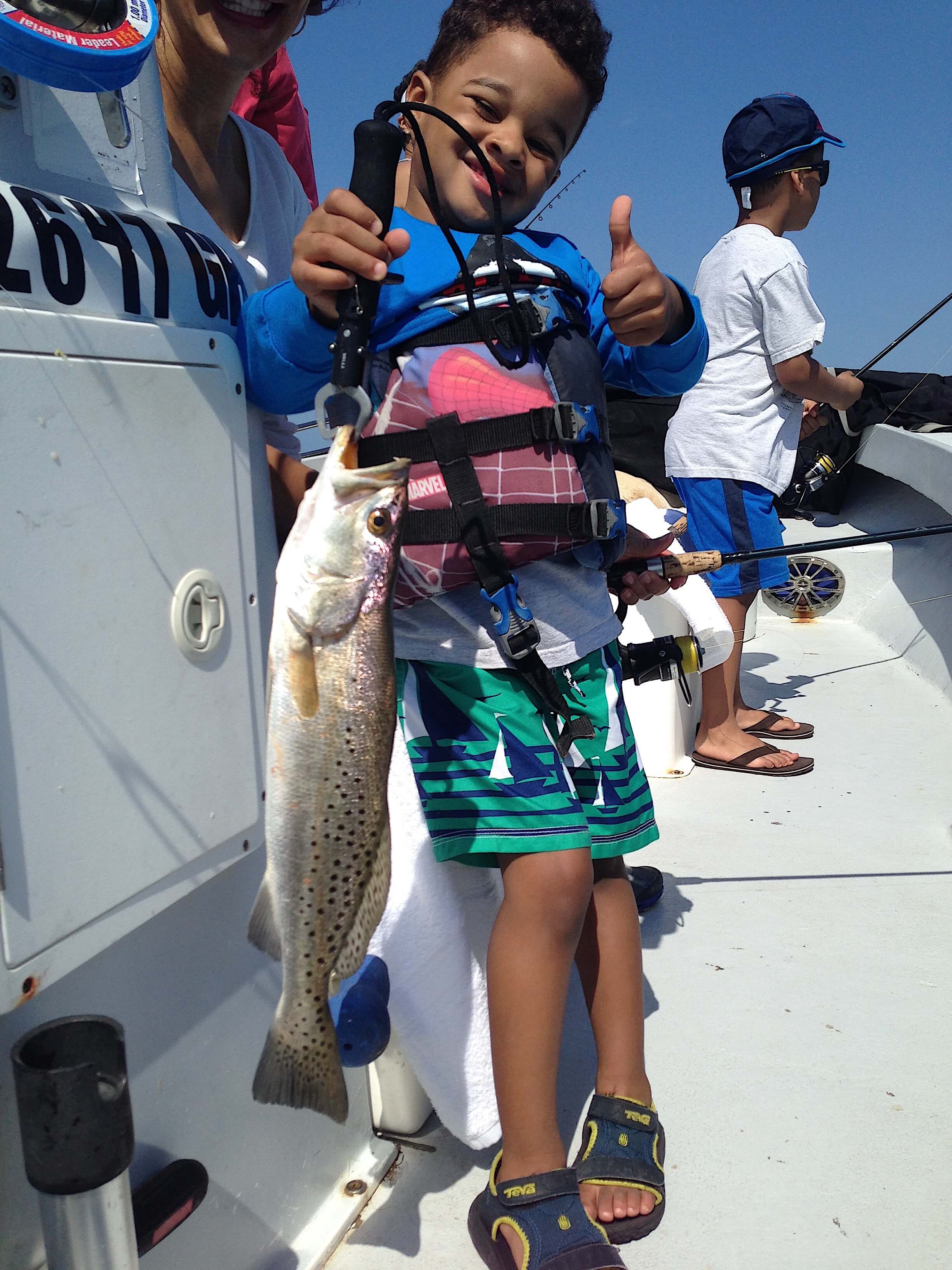 Sea Trout & Smiles, Sanibel Fishing & Captiva Fishing, Sanibel Island, Tuesday, April 4, 2017.