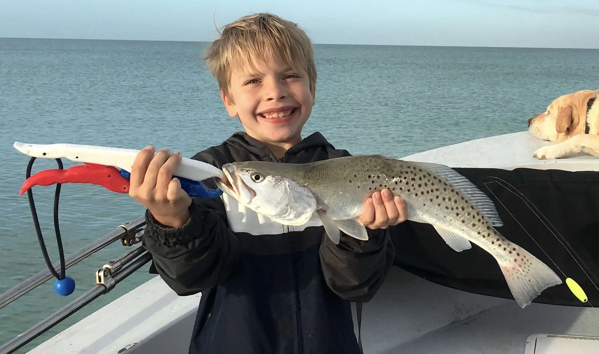 Spotted SeaTrout, Alexander Smiling, Sanibel Fishing & Captiva Fishing, Sanibel Island, Wednesday, April 12, 2017