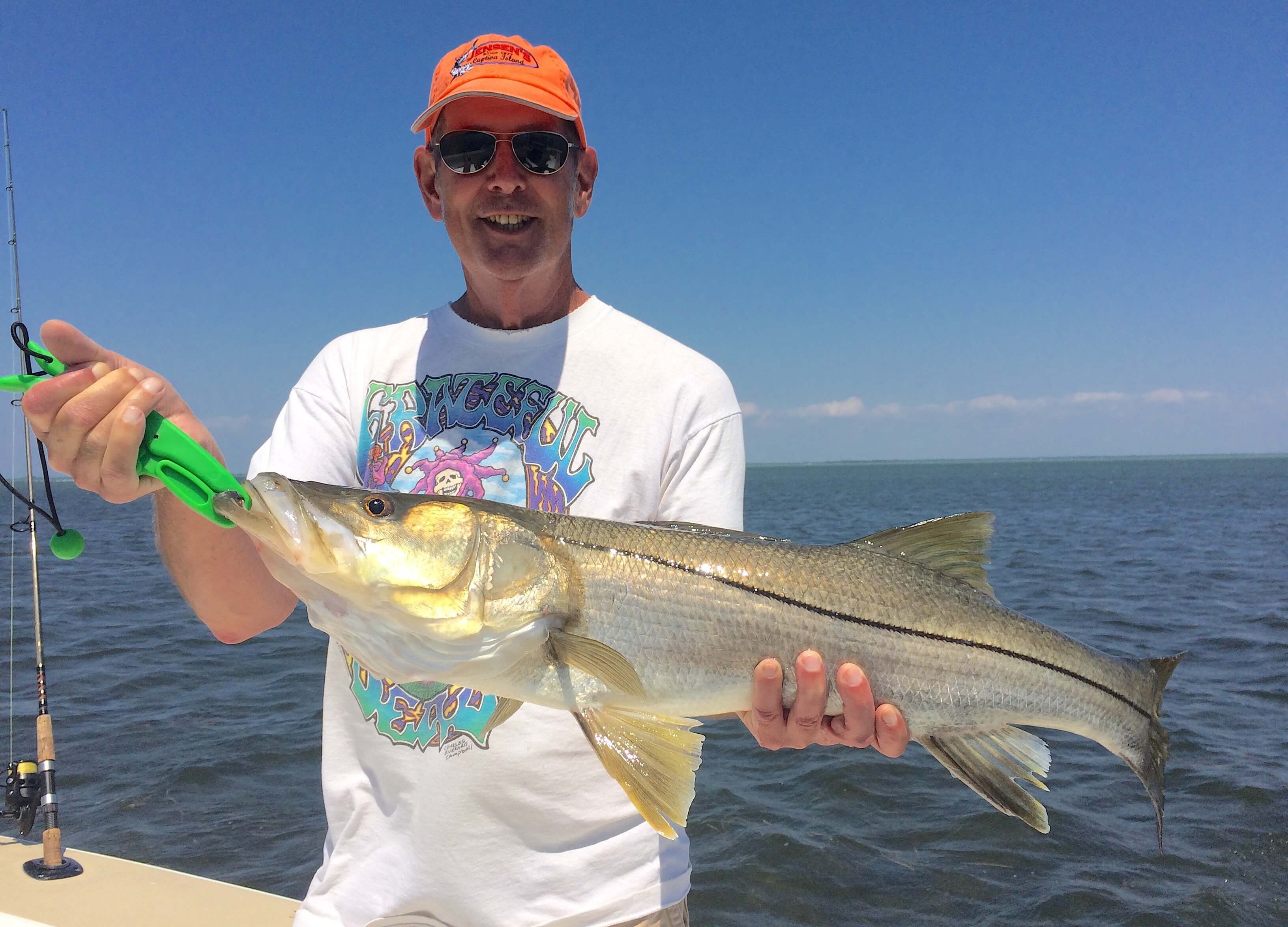 Snook, Catch & Release, Sanibel Fishing & Captiva Fishing, Sanibel Island, Monday, April 10, 2017