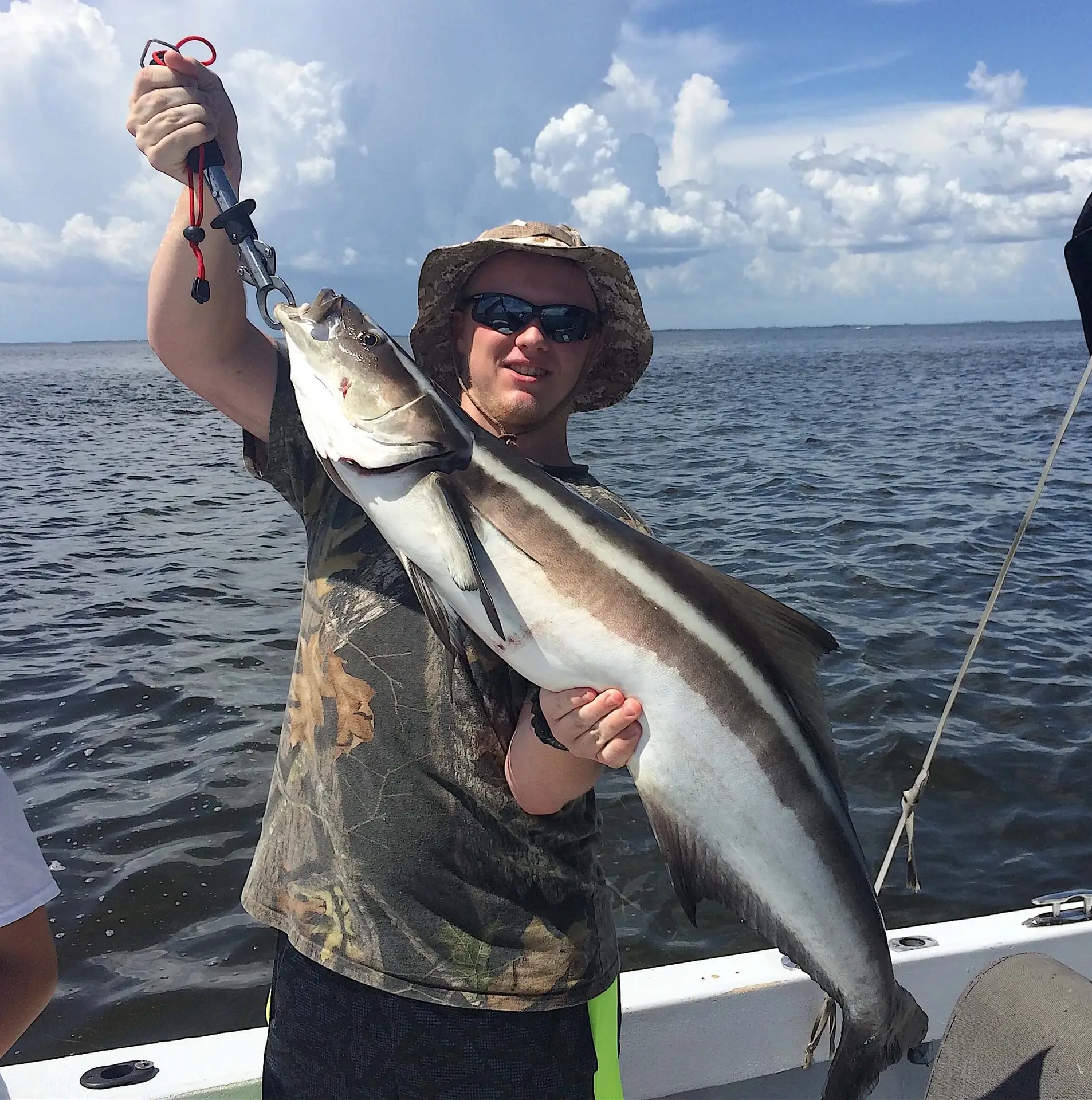 Cobia Off Captiva Island, Sanibel Fishing & Captiva Fishing, Sanibel Island, Friday, May 12, 2017.