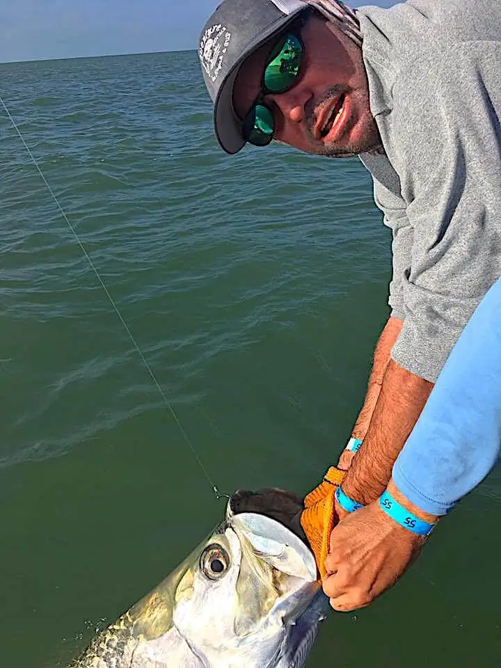 Tarpon Fishing & Releasing, 6th Annual “Ding” Darling & Doc Ford’s Tarpon Tournament, Friday, May 19, Captiva Island. Photo Courtesy Of “Ding” Darling & Doc Ford’s Tarpon Tournament.