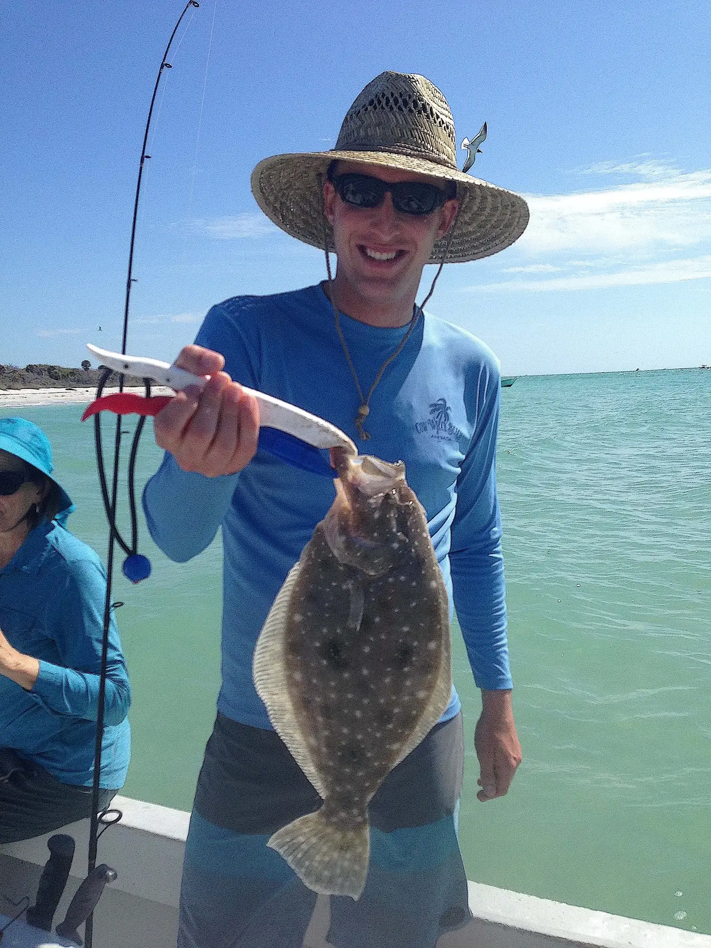 Flounder, Sanibel Fishing & Captiva Fishing, Sanibel Island, Sunday, March 12, 2017.