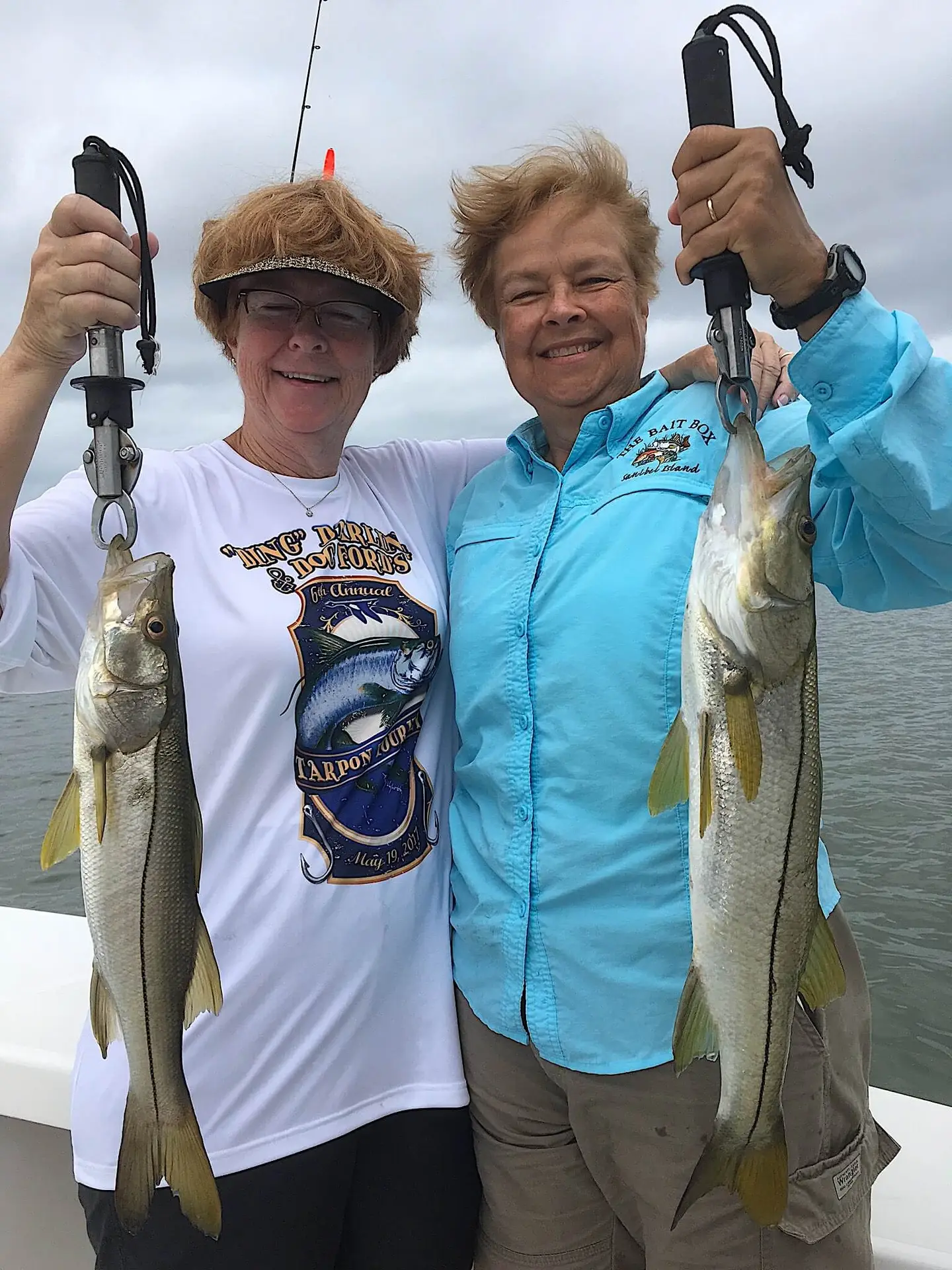 Two Snook, Catch & Release, Sanibel Fishing & Captiva Fishing, Sanibel Island, Thursday, June 15, 2017.
