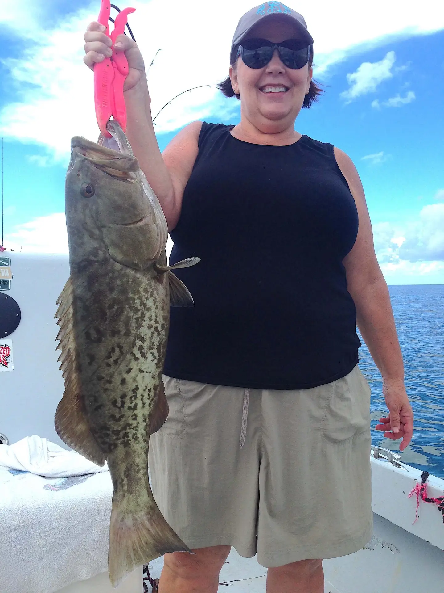 Grouper, Catch & Release, Sanibel Fishing & Captiva Fishing, Sanibel Island, Saturday, July 29, 2017.