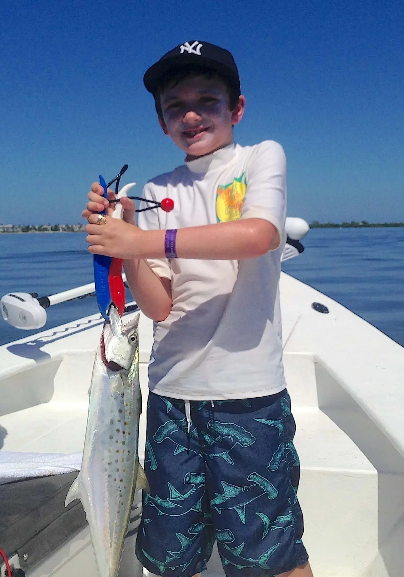 Spanish Mackerel, Catch & Release, Sanibel Fishing & Captiva Fishing, Sanibel Island, Sunday, August 20, 2017.