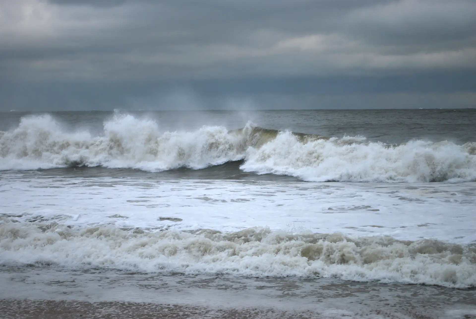 Storm Waves, Sanibel Fishing & Captiva Fishing, Sanibel Island, Friday, August 25, 2017.