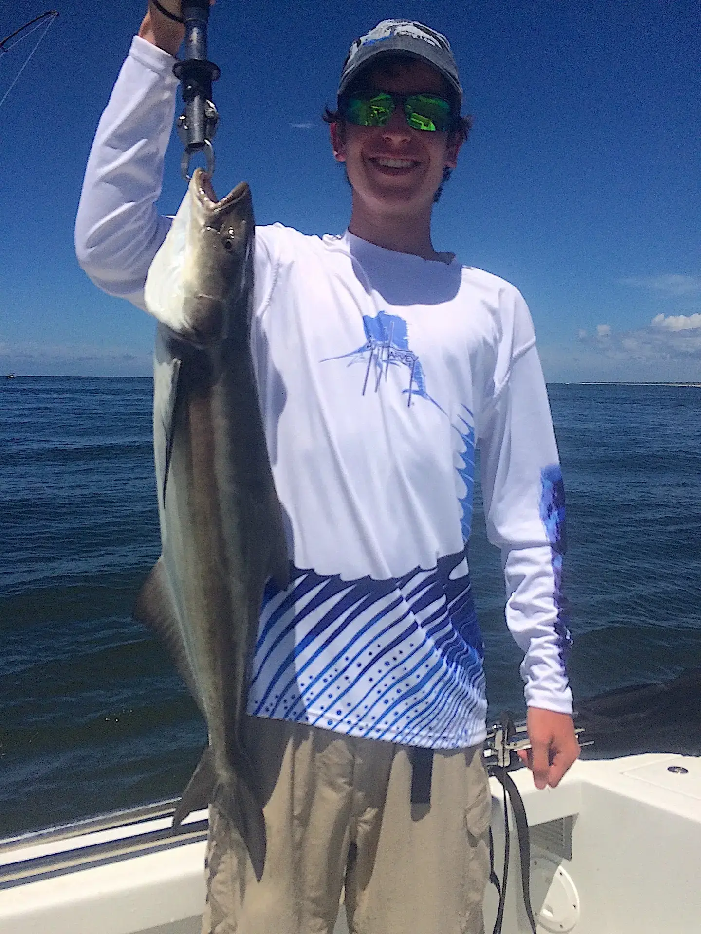 Cobia, Sanibel Fishing & Captiva Fishing, Sanibel Island, Saturday, September 2, 2017.