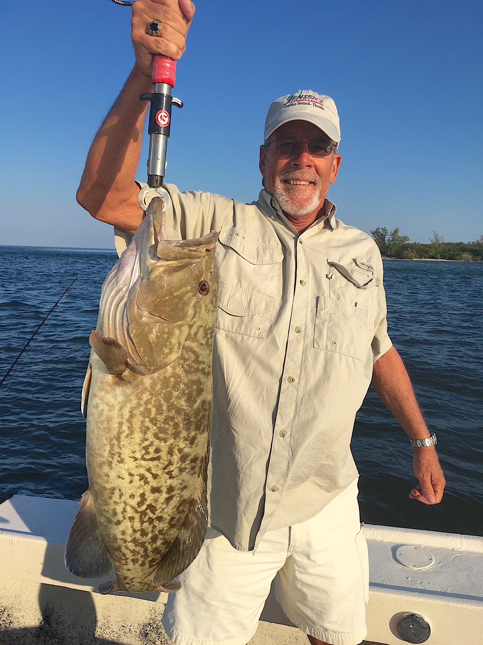 Grouper, Sanibel Fishing & Captiva Fishing, Sanibel Island, Tuesday, September 19, 2017.