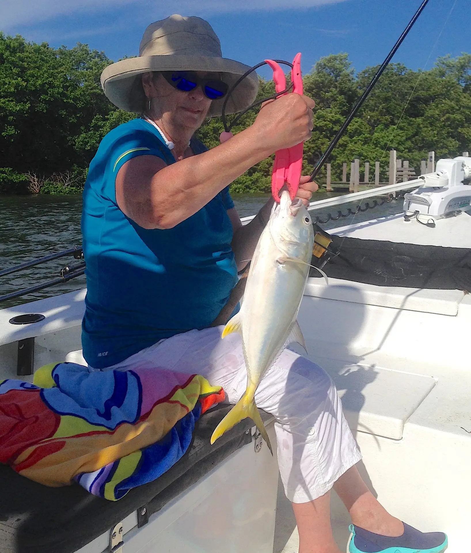 Jack Crevalle, Sanibel Fishing & Captiva Fishing, Sanibel Island, Tuesday, September 5, 2017.