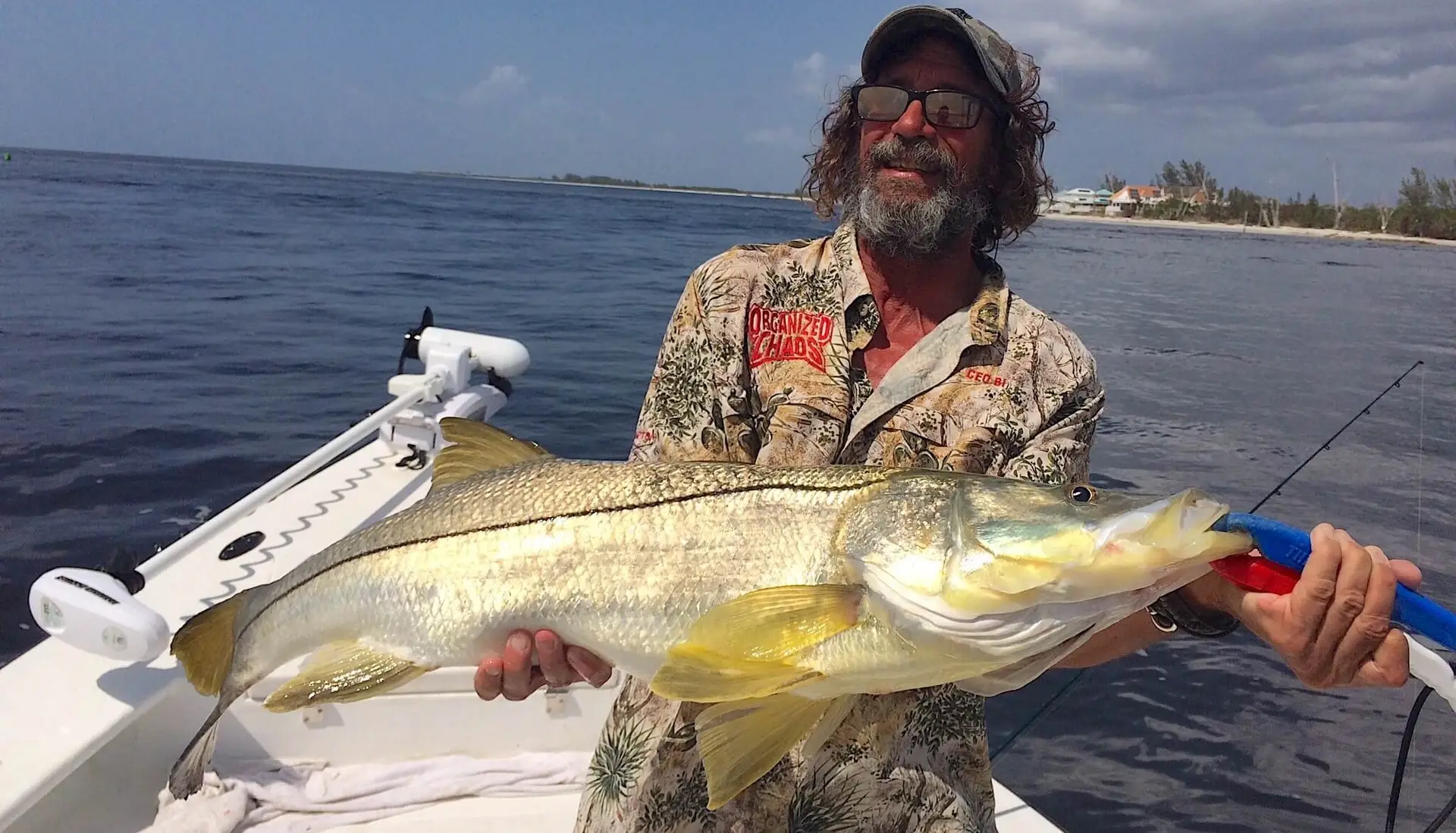 Patrick, Big Snook, Catch & Release, Sanibel Fishing & Captiva Fishing, Sanibel Island, Monday, October 2, 2017.