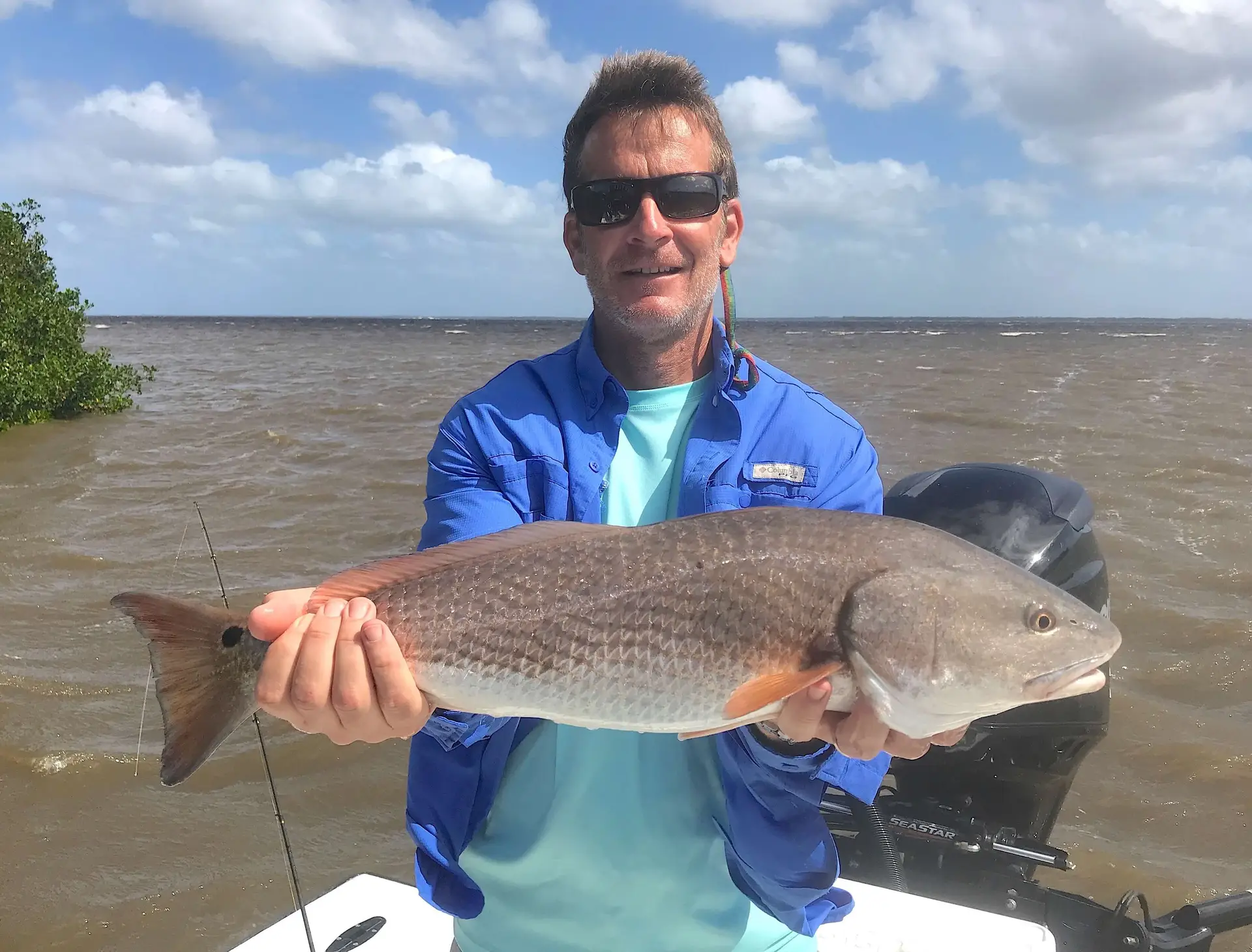 Redfish, Mangroves, Catch & Release, Sanibel Fishing & Captiva Fishing, Sanibel Island, Wednesday, October 4, 2017.