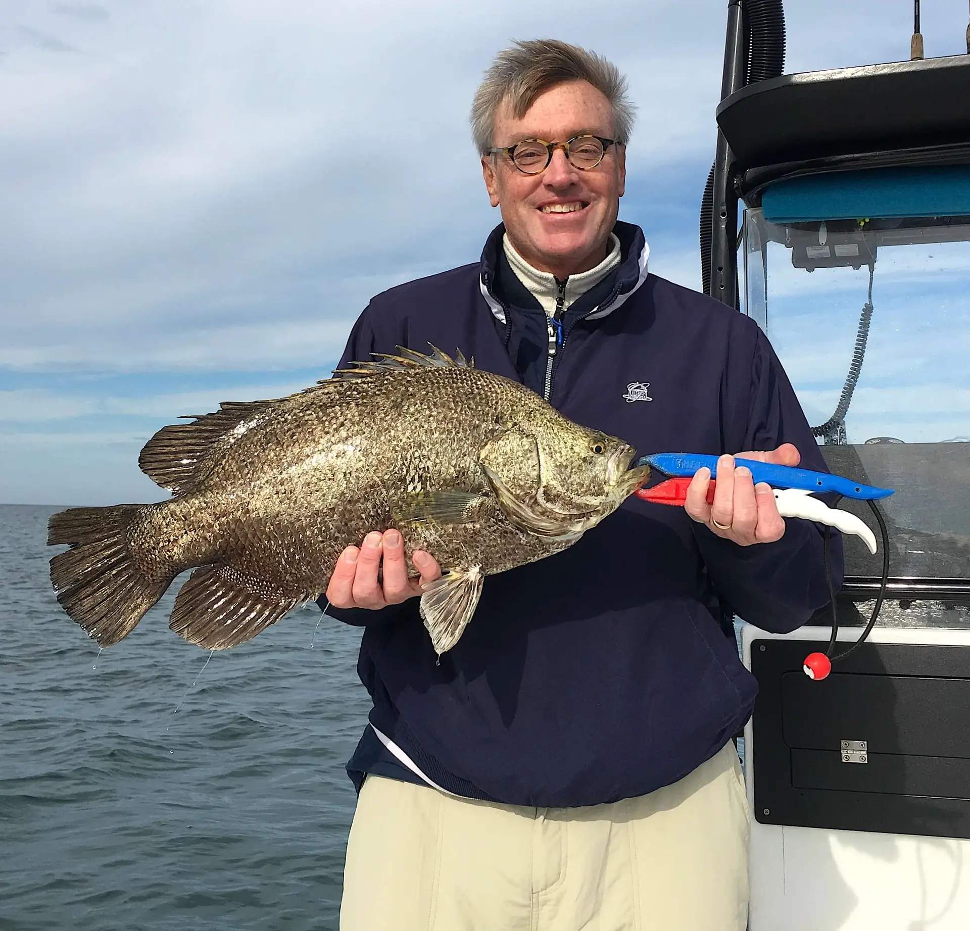 Big Tripletail, Buoy Line, Catch & Release, Sanibel Fishing & Captiva Fishing, Sanibel Island, Monday, November 27, 2017.