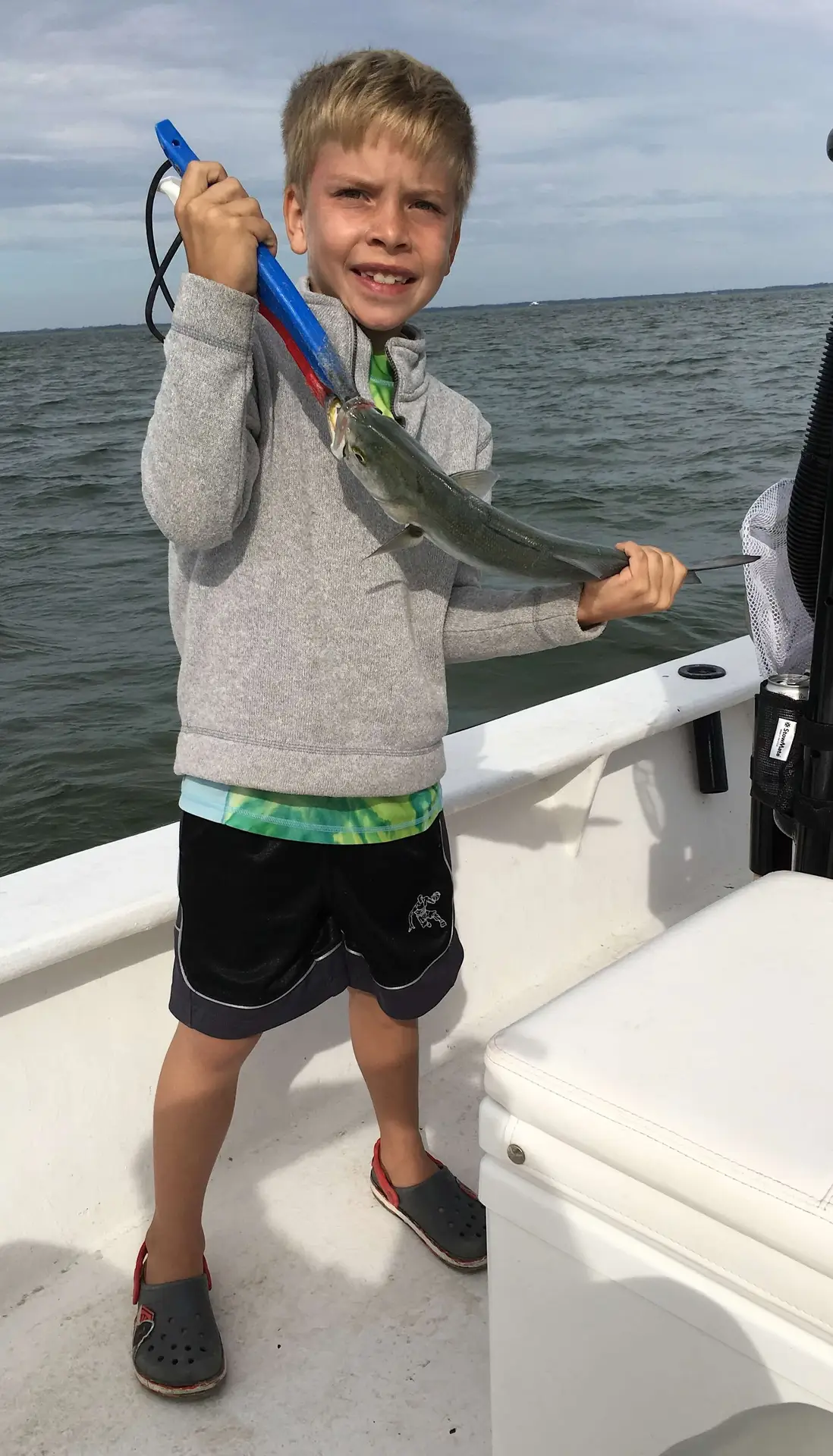 Bluefish Schools, Catch & Release, Sanibel Fishing & Captiva Fishing, Sanibel Island, Tuesday, November 28, 2017.