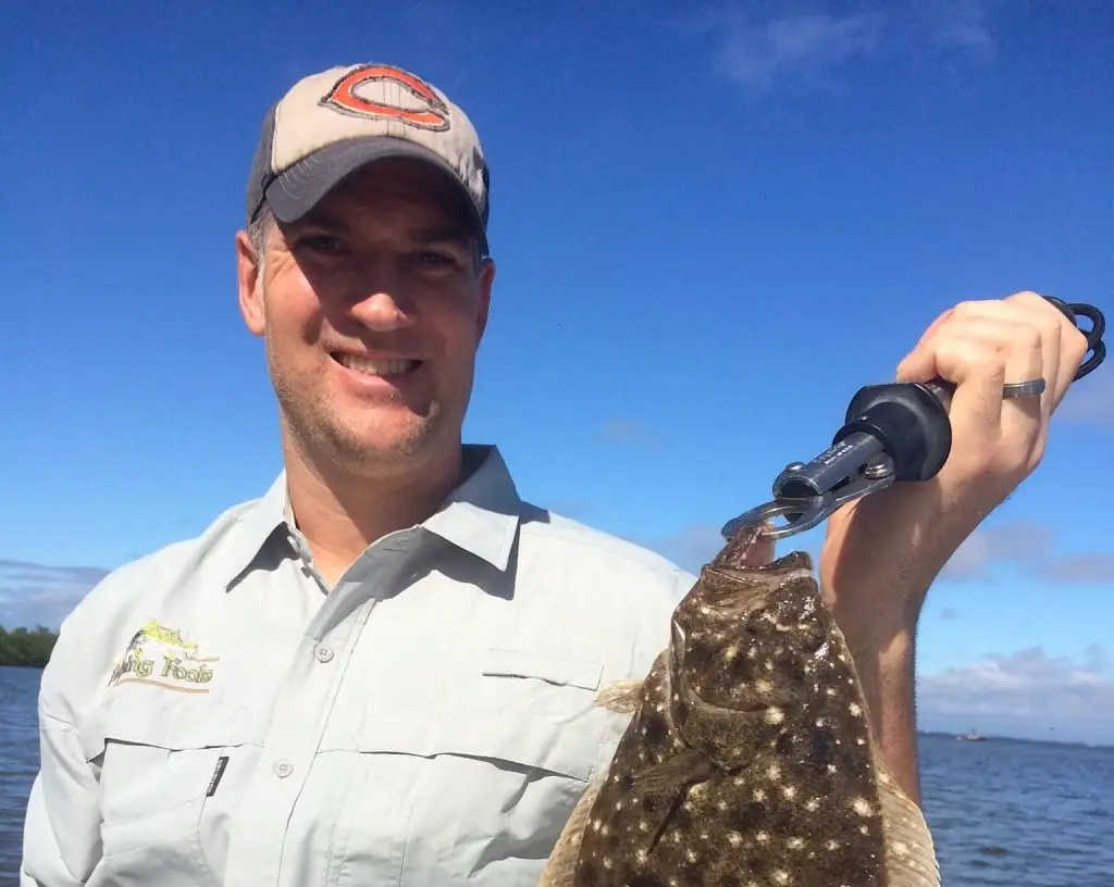 Flounder, Thanksgiving Fishing, Catch & Release, Sanibel Fishing & Captiva Fishing, Sanibel Island, Friday, November 24, 2017.