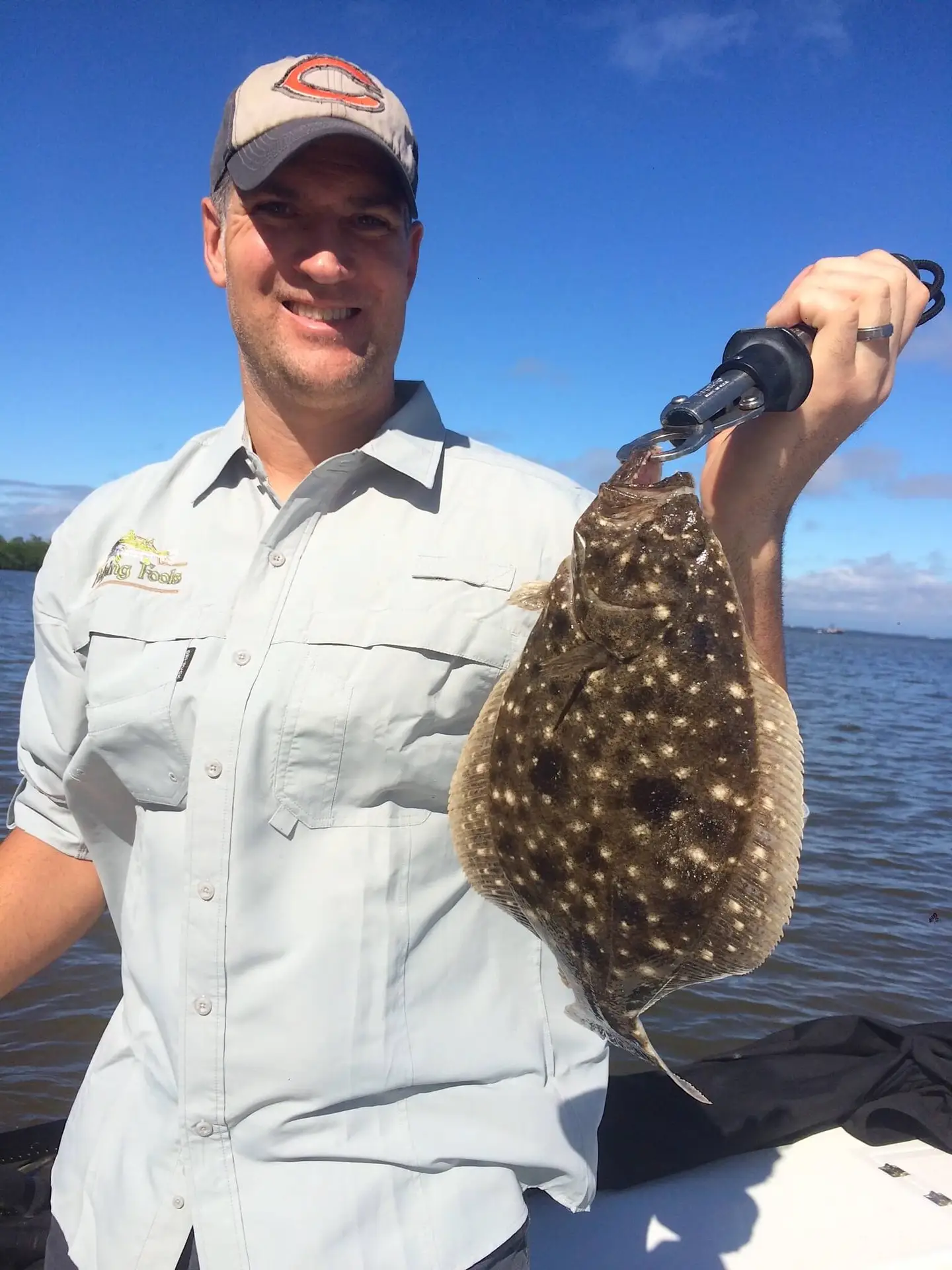 Flounder, Thanksgiving Fishing, Catch & Release, Sanibel Fishing & Captiva Fishing, Sanibel Island, Friday, November 24, 2017.